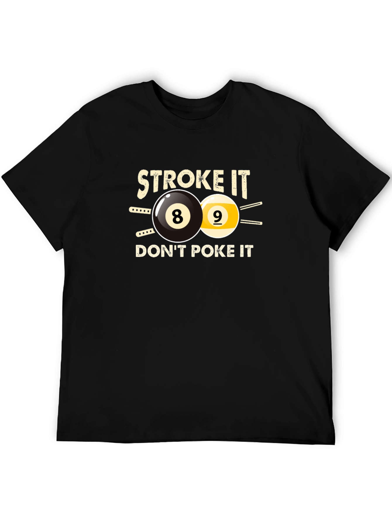 Stroke It - Funny Billiards T-Shirt