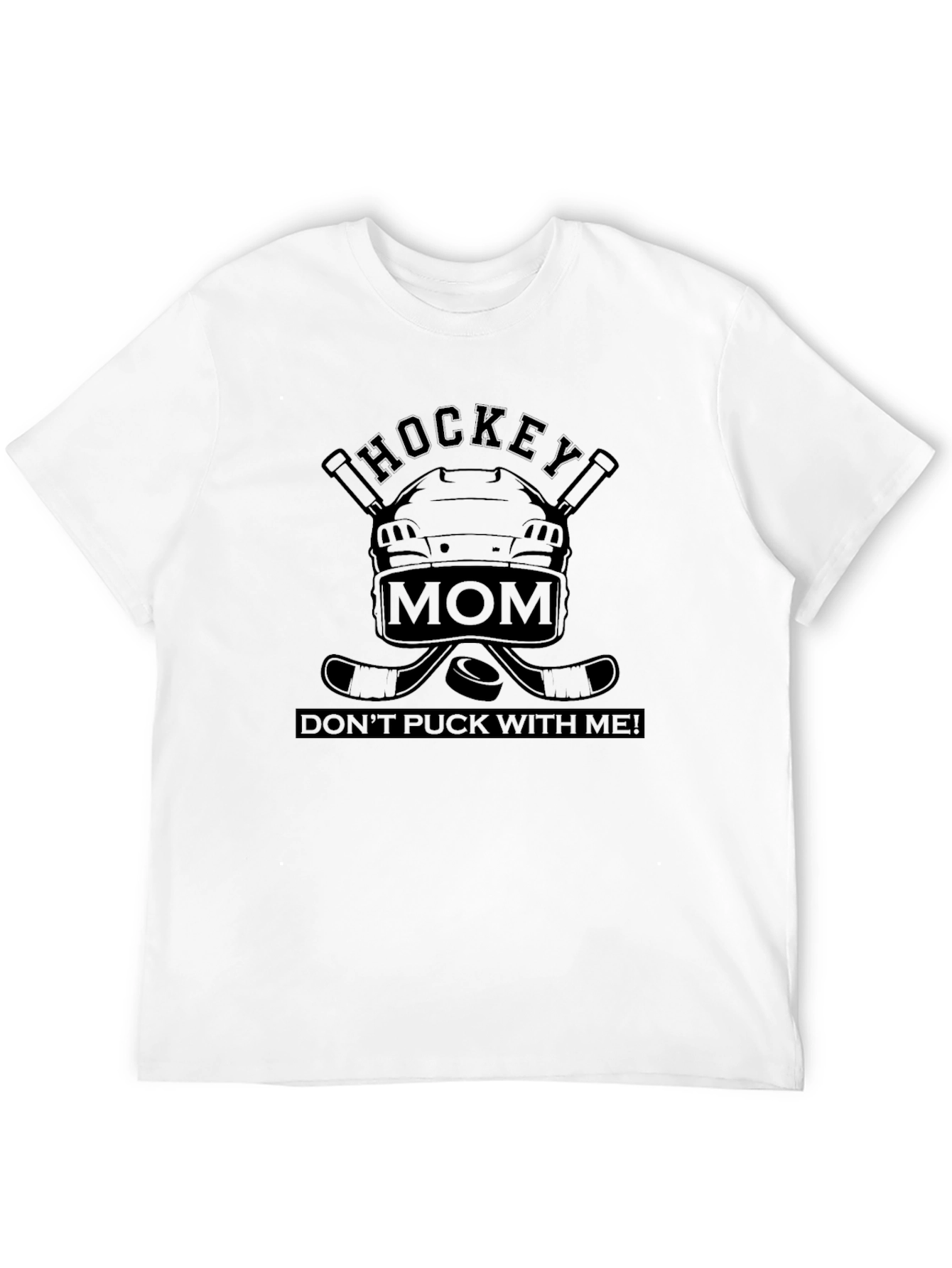 Hockey Mom Graphic Tee - Dont Puck With Me!