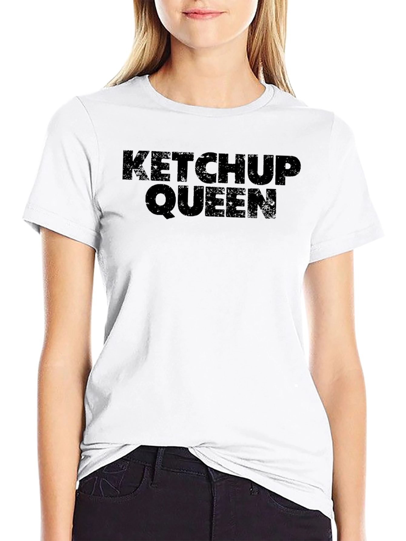 Ketchup Queen Black Graphic Tee