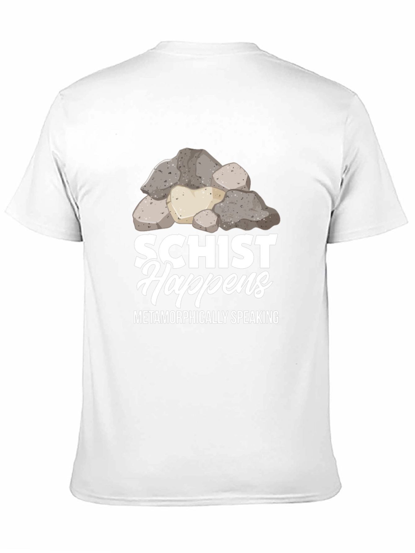 Schist Happens Graphic Tee - Geology Pun Shirt
