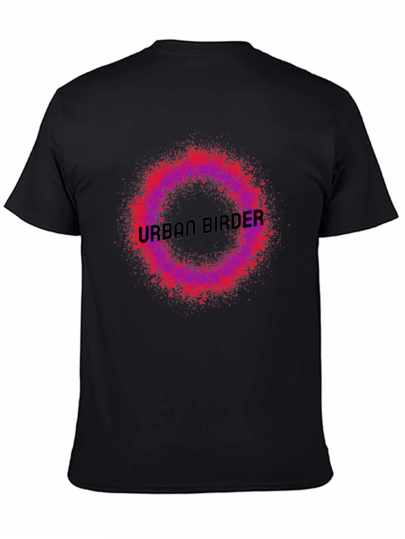 Urban Birder Graphic T-Shirt - Unique Spray Design