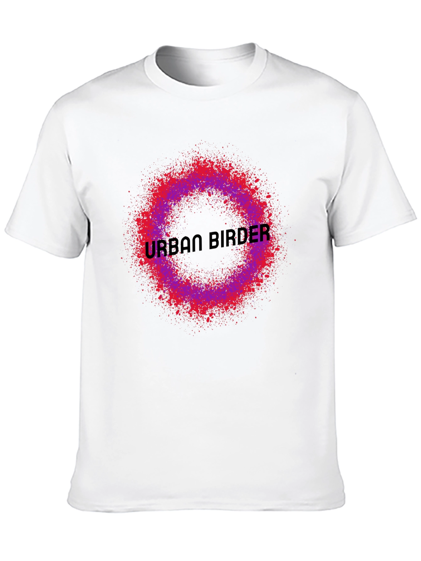 Urban Birder Graphic T-Shirt - Unique Spray Design