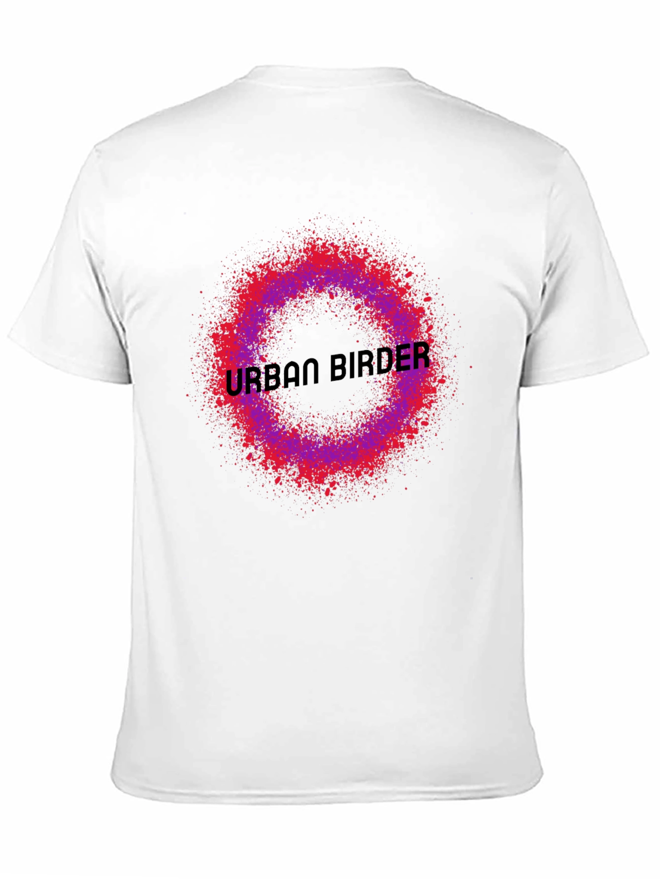 Urban Birder Graphic T-Shirt - Unique Spray Design