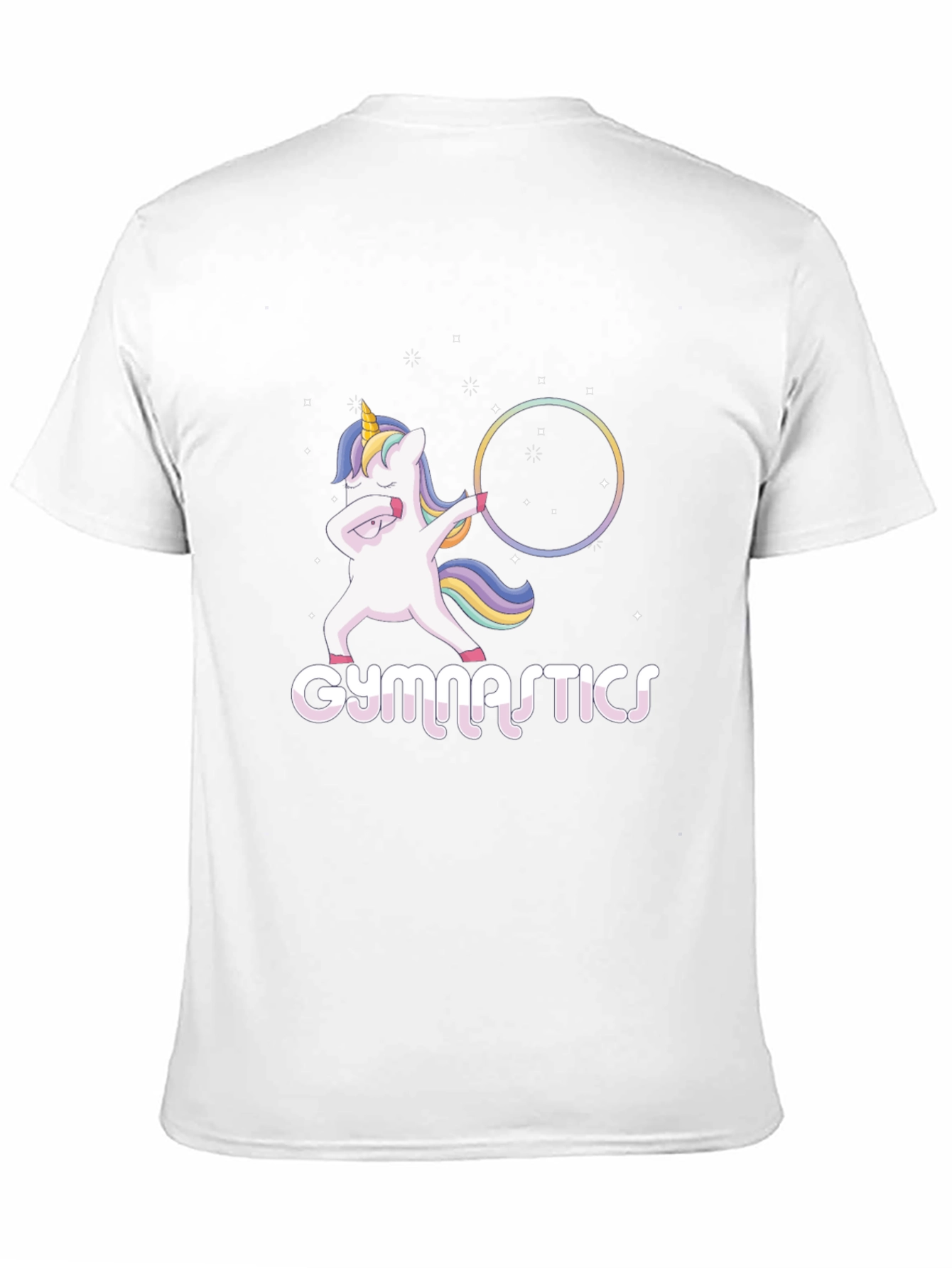 Unicorn Gymnastics Black T-Shirt