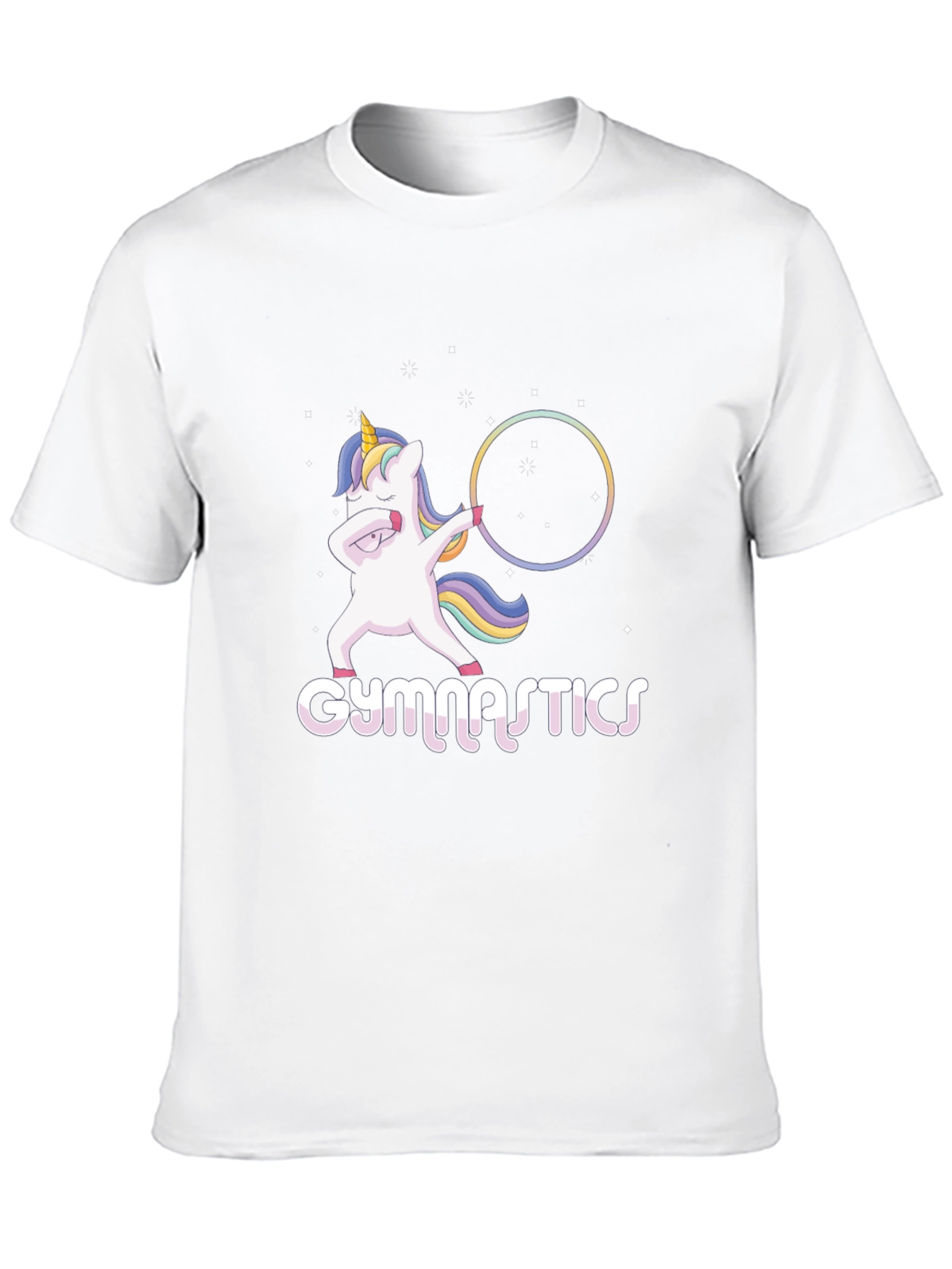 Unicorn Gymnastics Black T-Shirt
