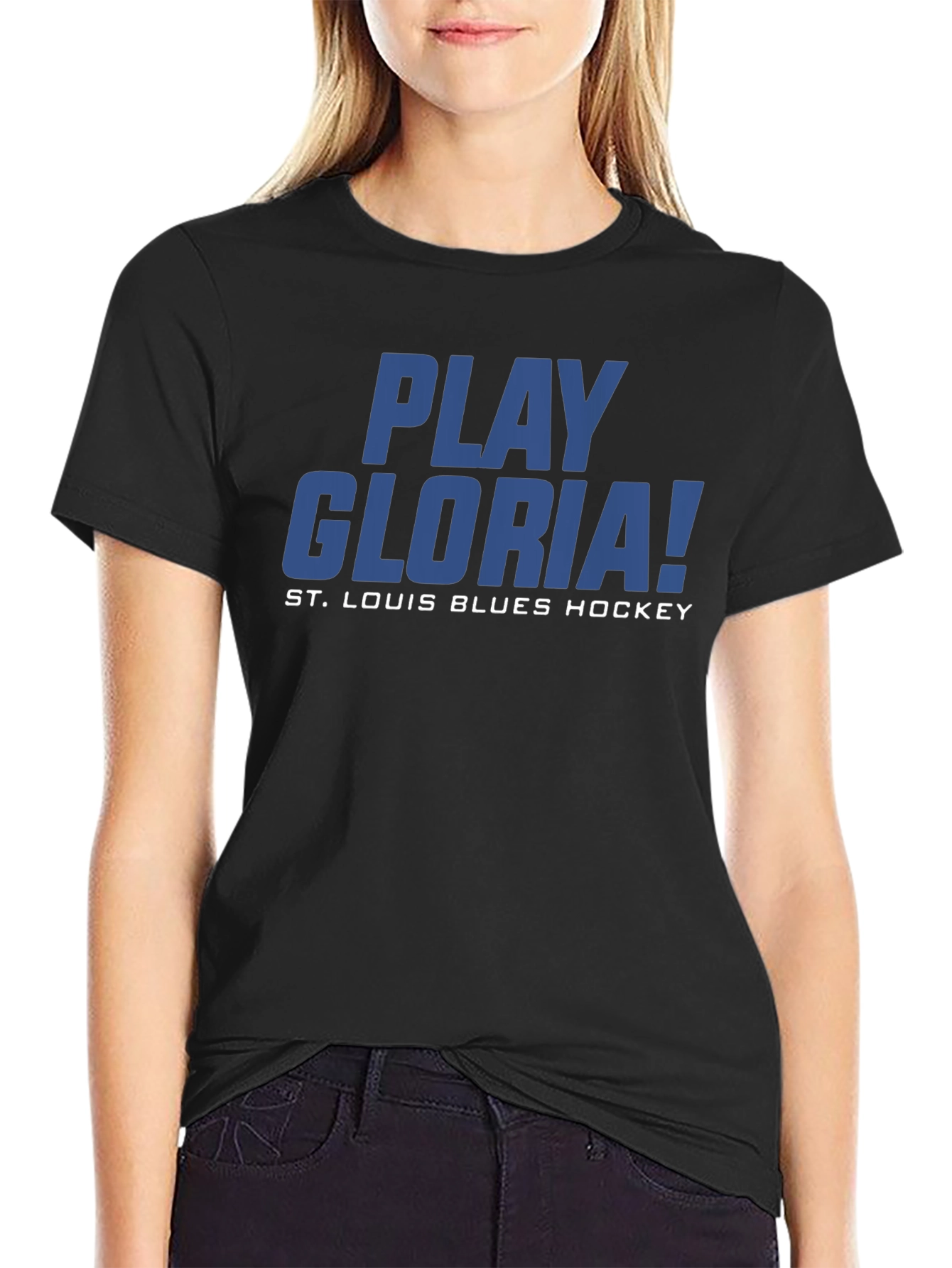 Play Gloria! St. Louis Blues Hockey T-Shirt