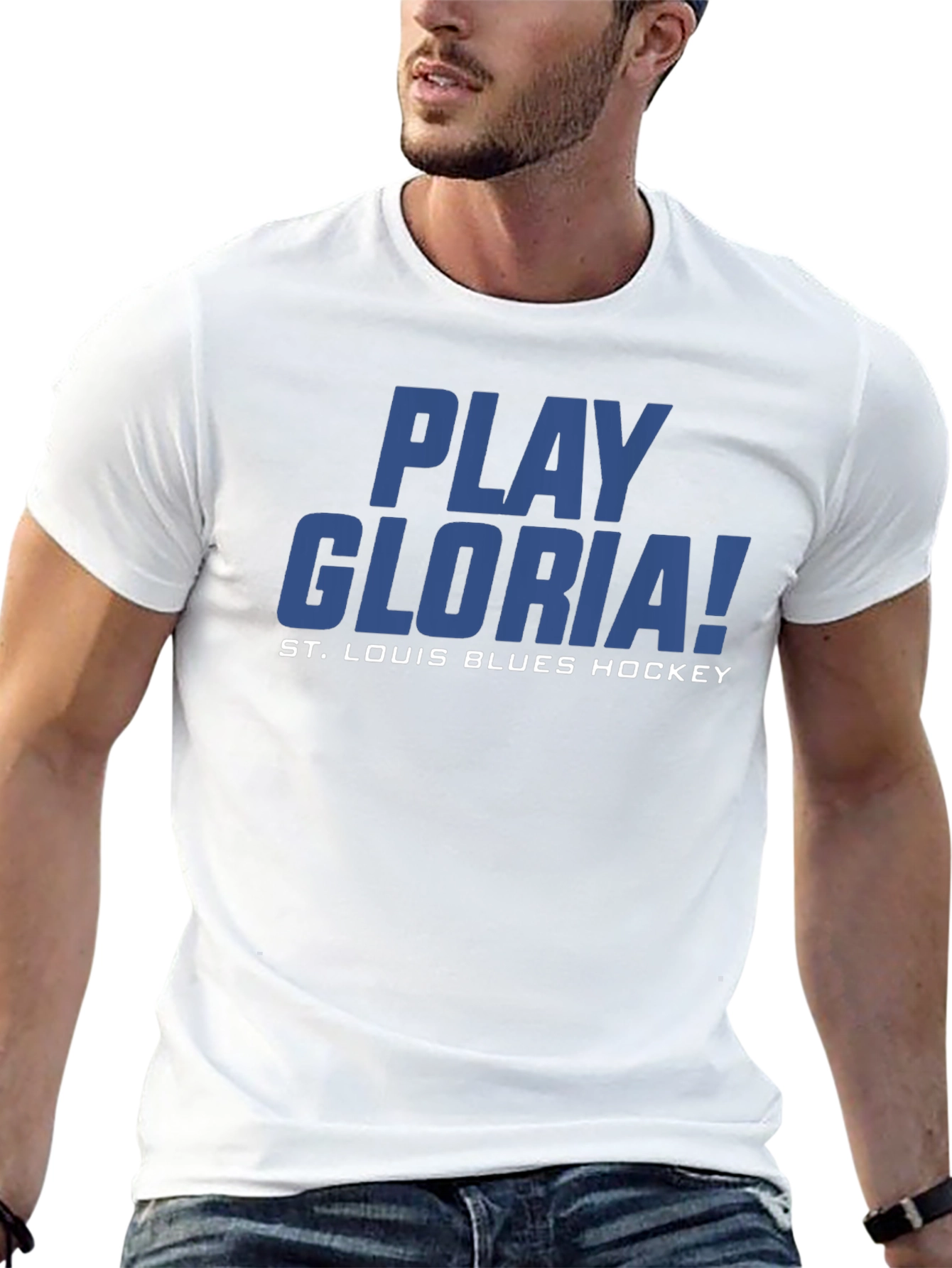Play Gloria! St. Louis Blues Hockey T-Shirt