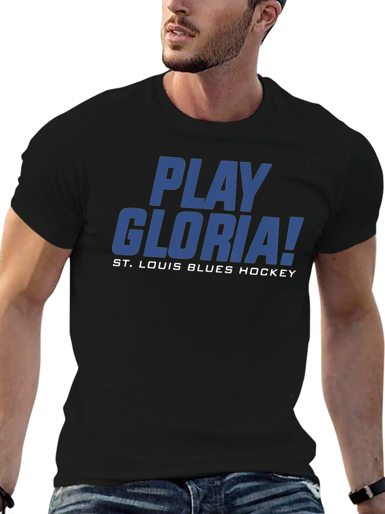 Play Gloria! St. Louis Blues Hockey T-Shirt