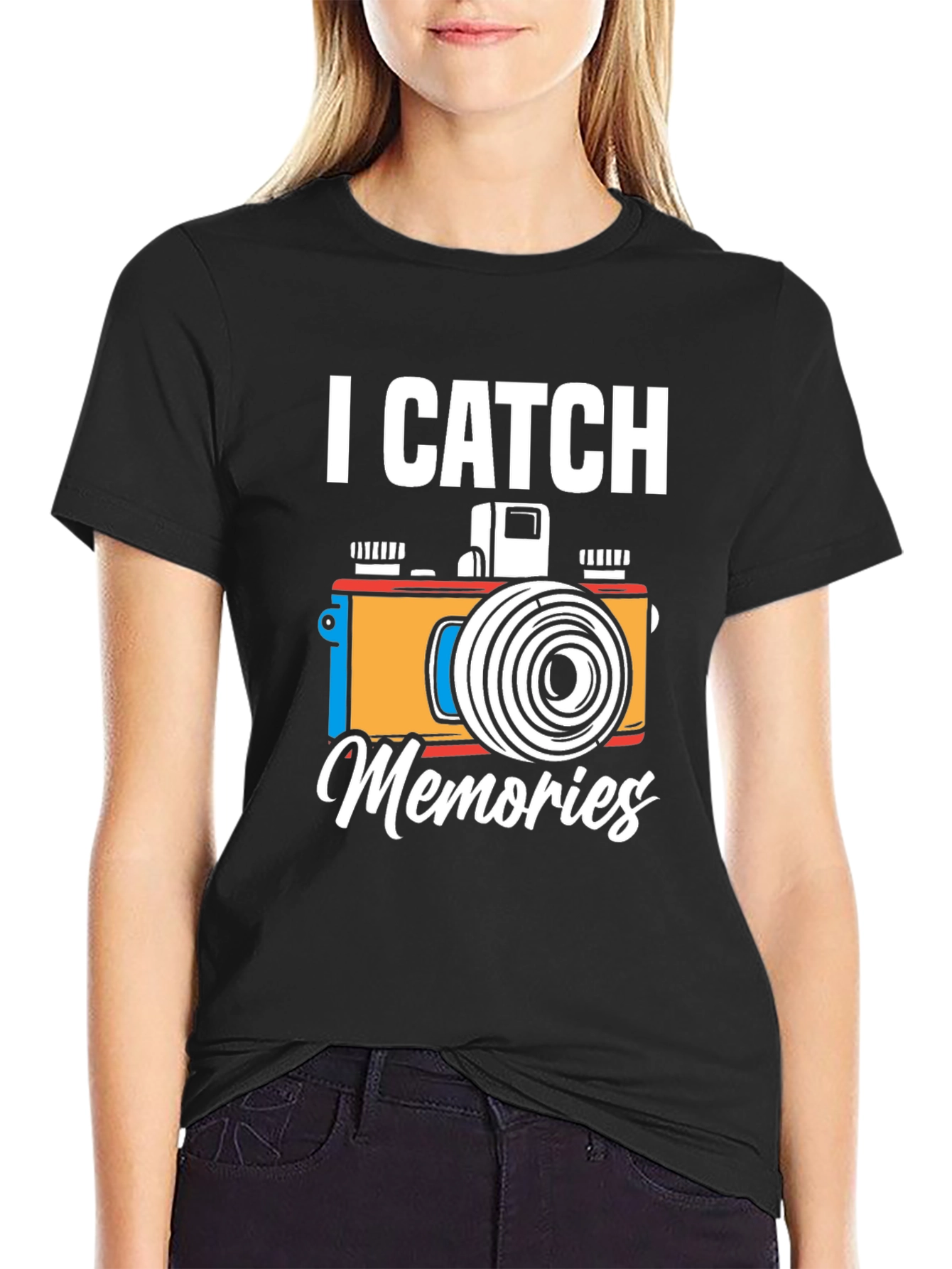 I Catch Memories Camera Graphic T-Shirt