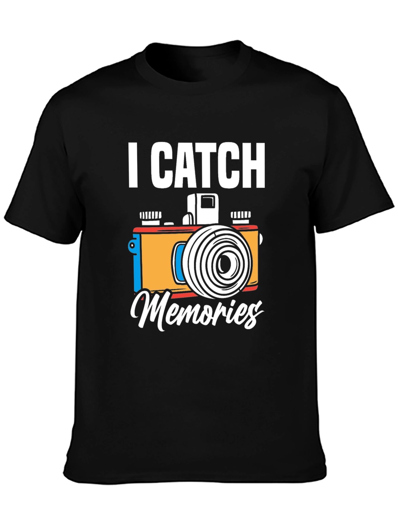 I Catch Memories Camera Graphic T-Shirt