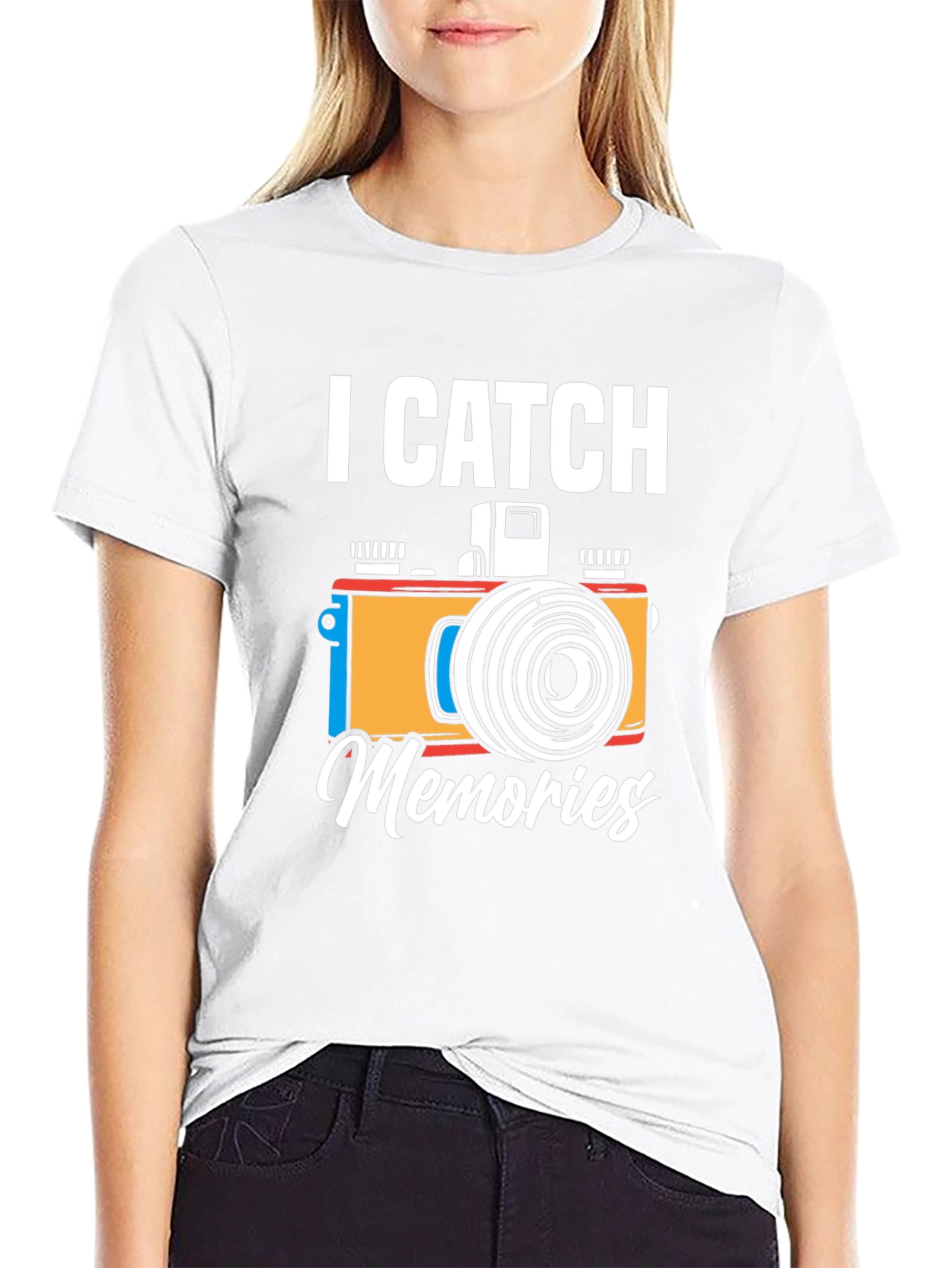 I Catch Memories Camera Graphic T-Shirt