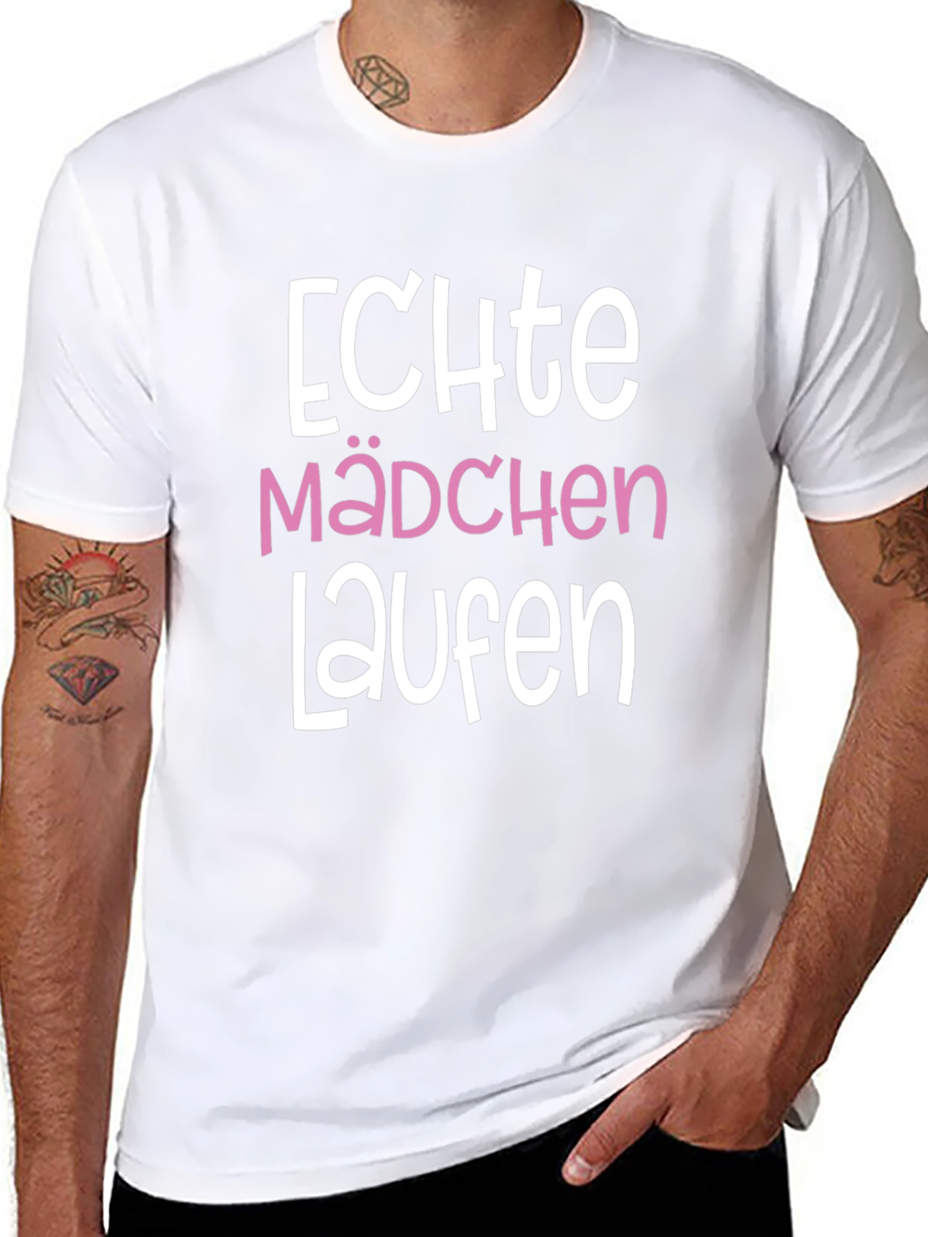 Echte Madchen Laufen Graphic T-Shirt