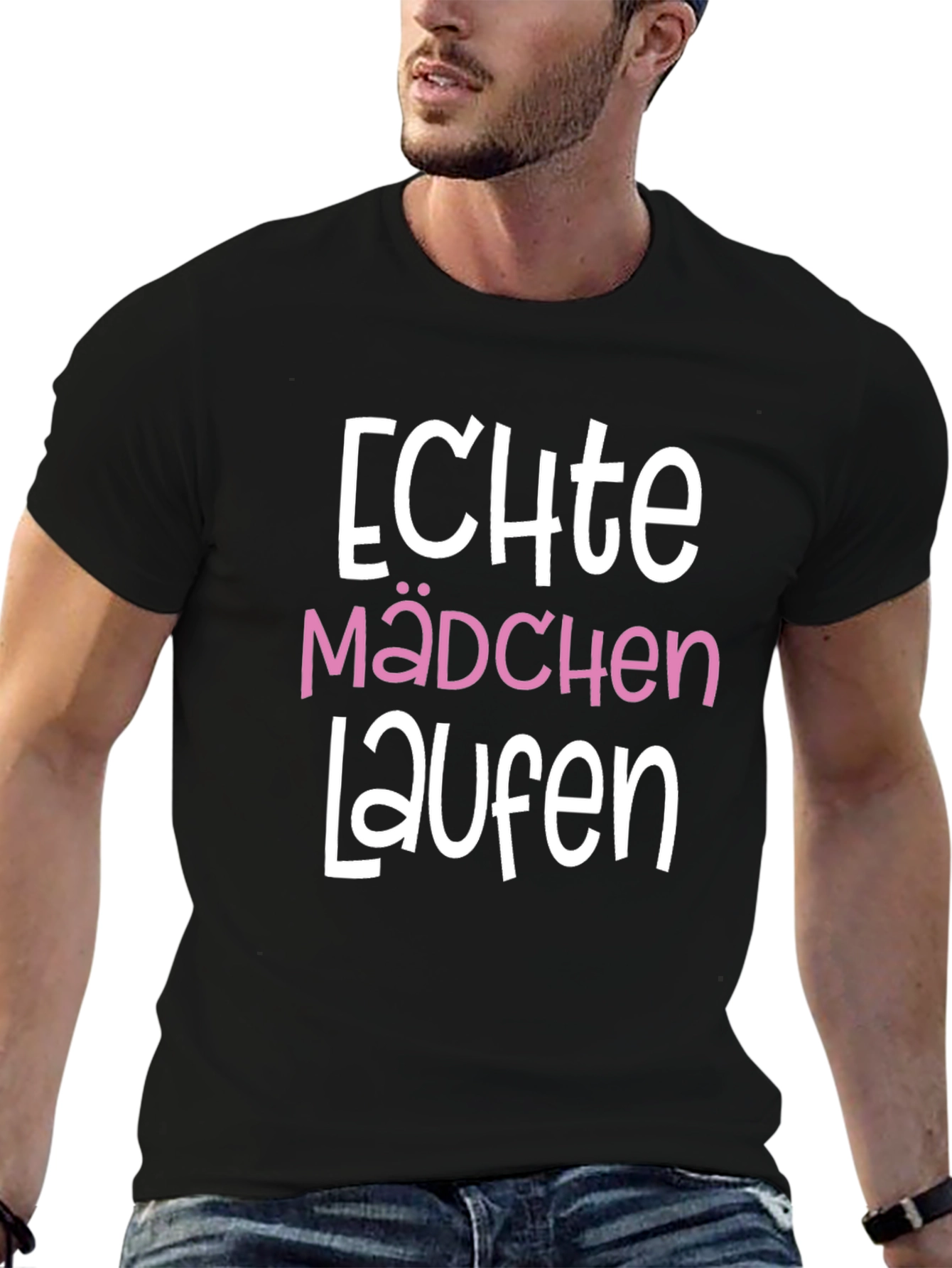 Echte Madchen Laufen Graphic T-Shirt