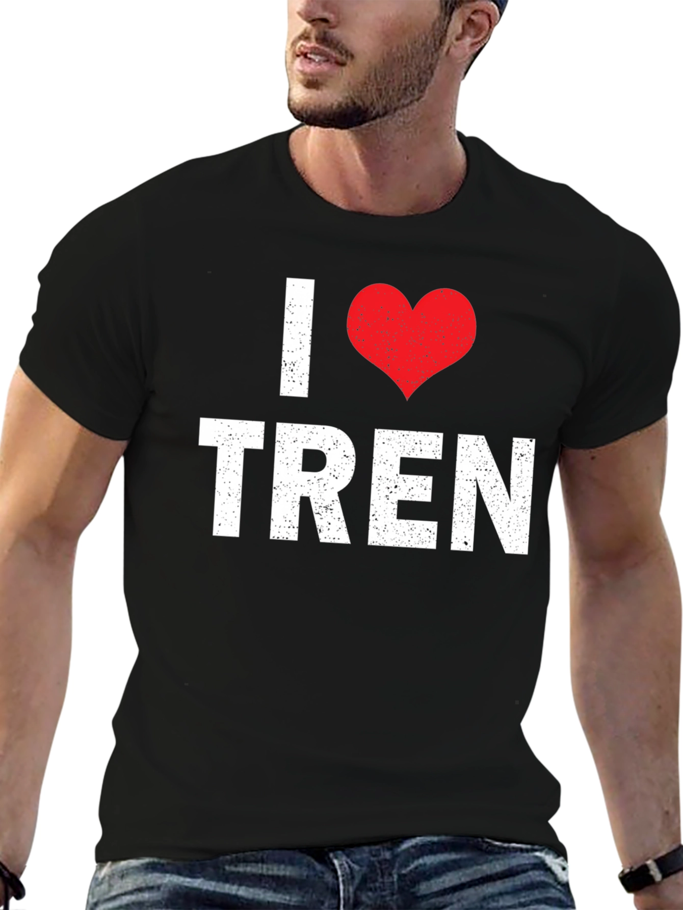 I Love Tren Graphic T-Shirt