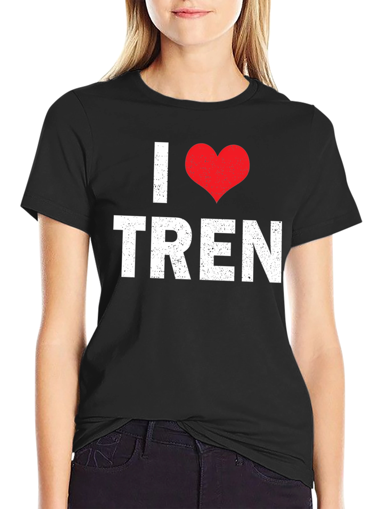 I Love Tren Graphic T-Shirt