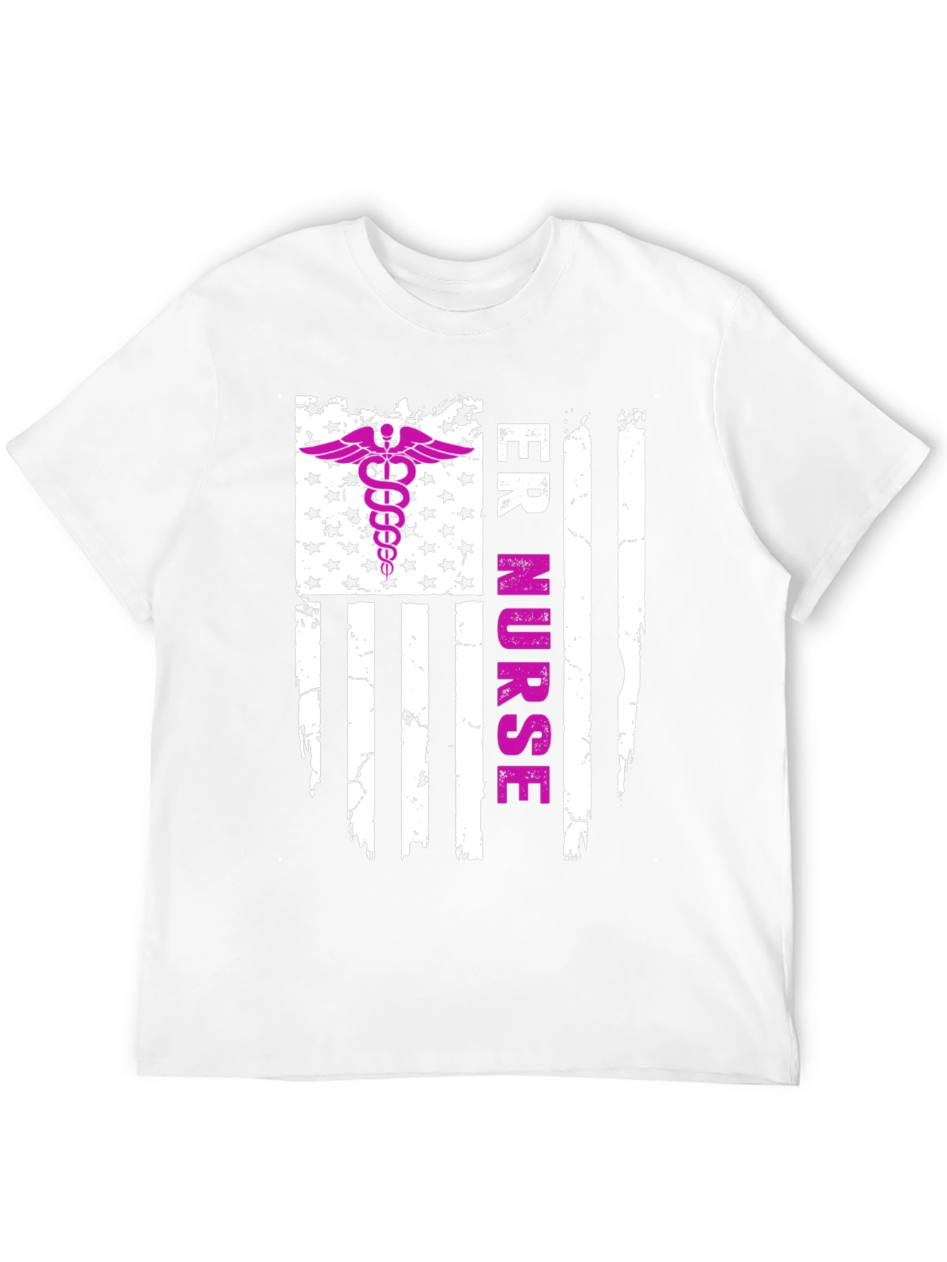 ER Nurse American Flag Graphic Tee