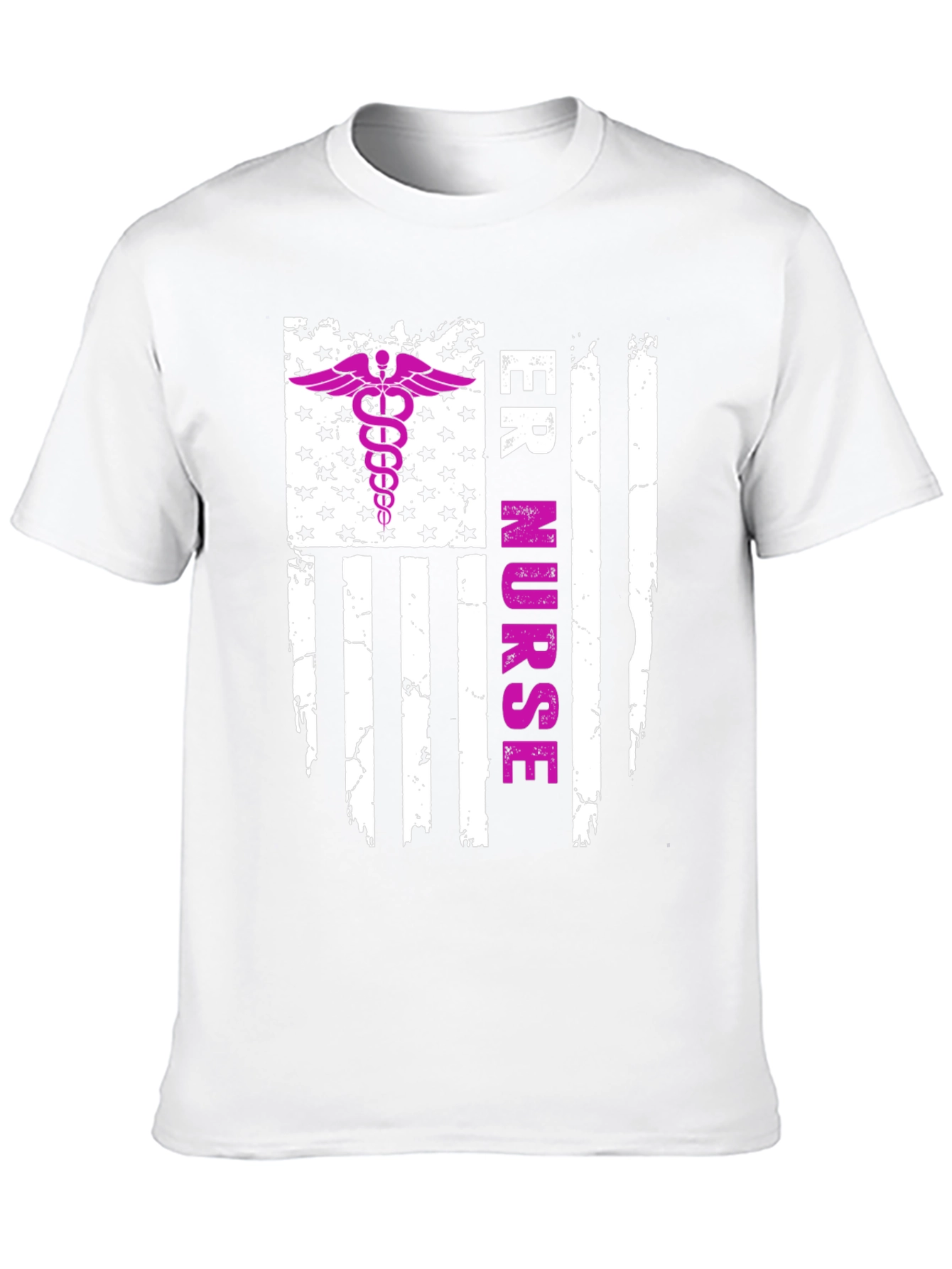 ER Nurse American Flag Graphic Tee