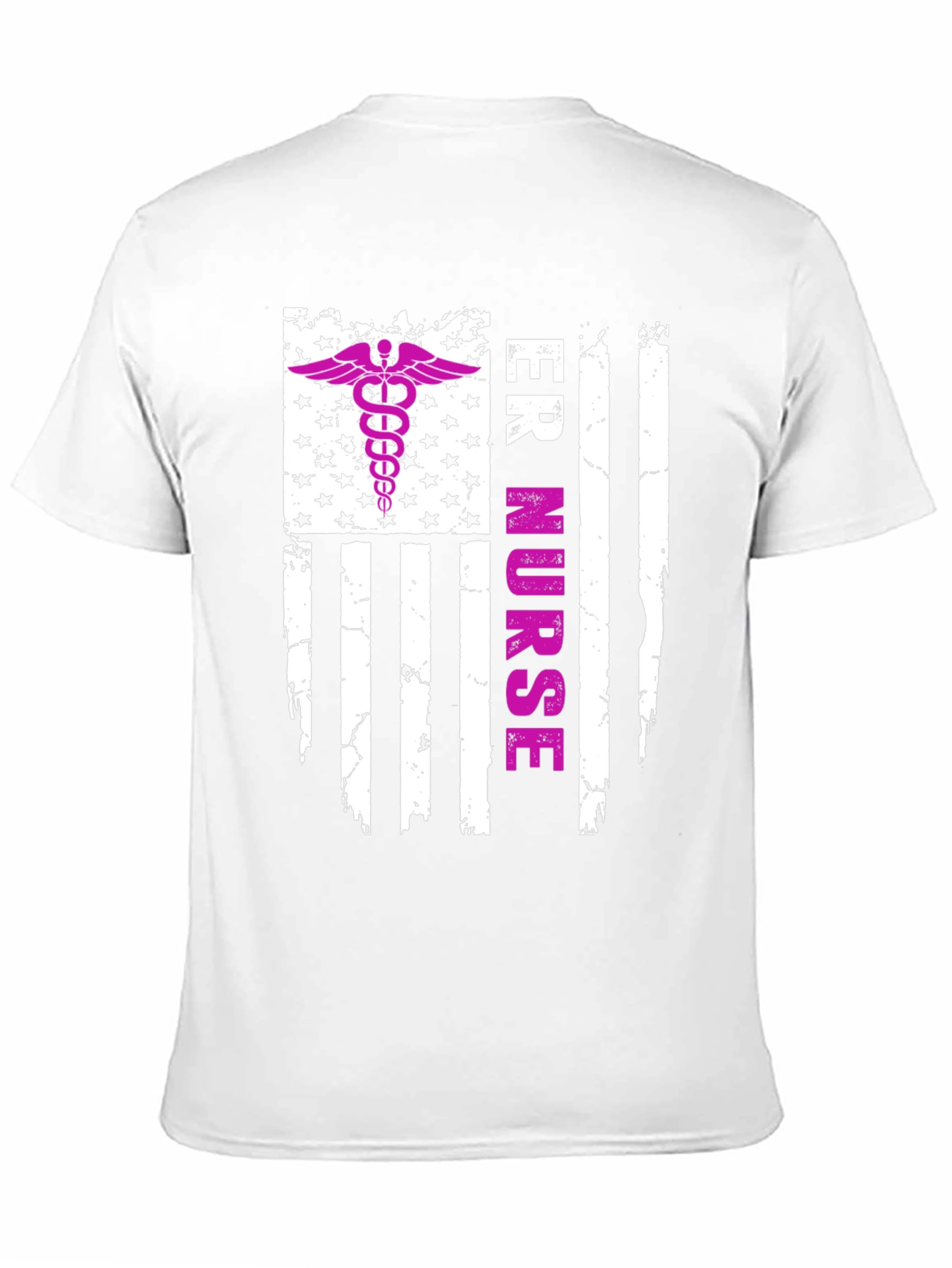 ER Nurse American Flag Graphic Tee