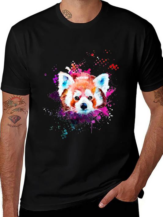 Red Panda Watercolor Graphic Tee