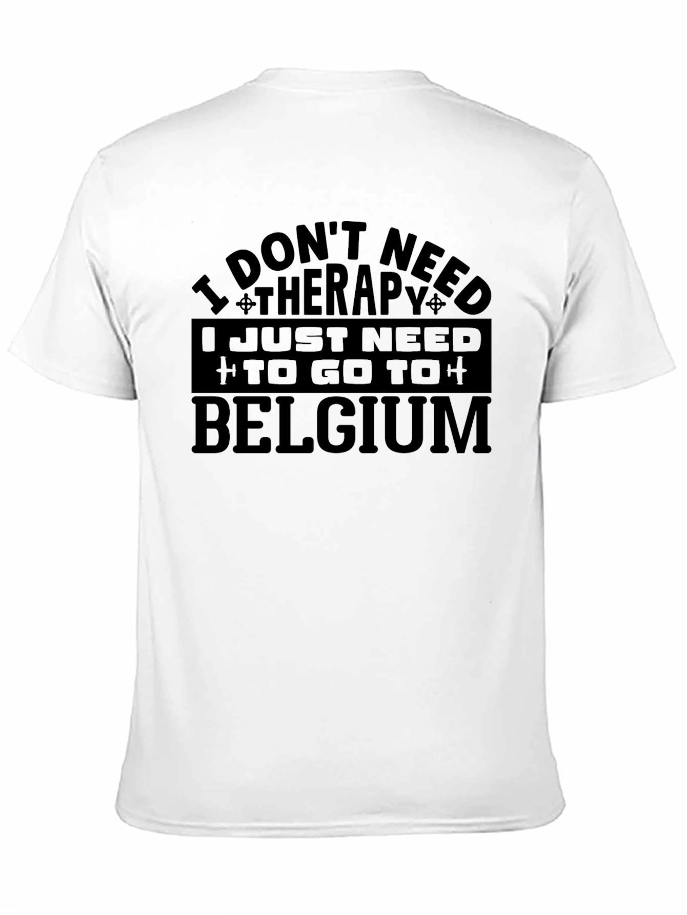 Funny Belgium Therapy T-Shirt
