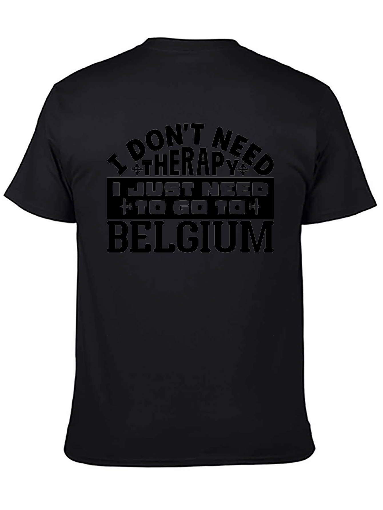 Funny Belgium Therapy T-Shirt
