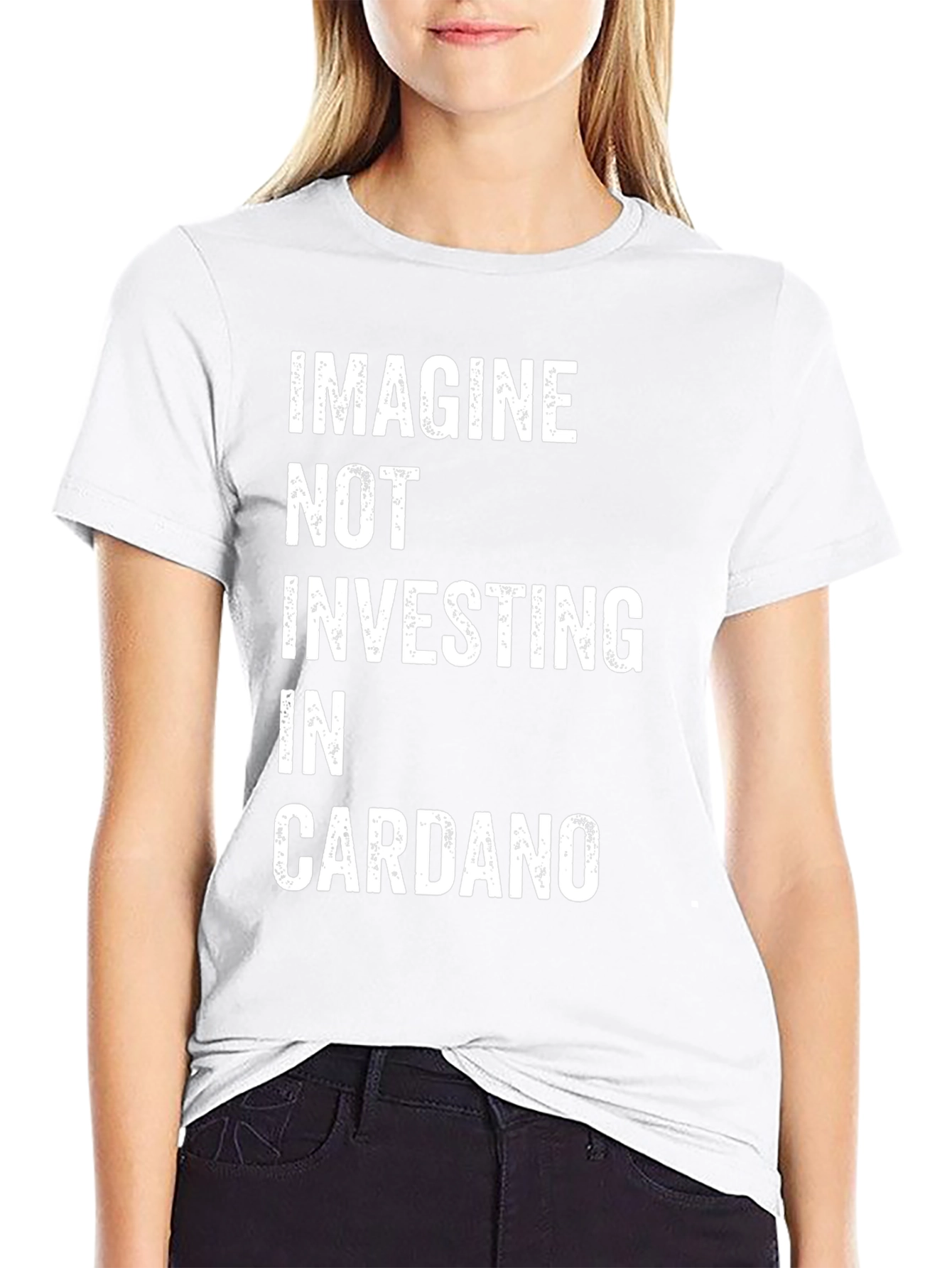 Imagine Cardano Investor T-Shirt - Crypto HODL Tee