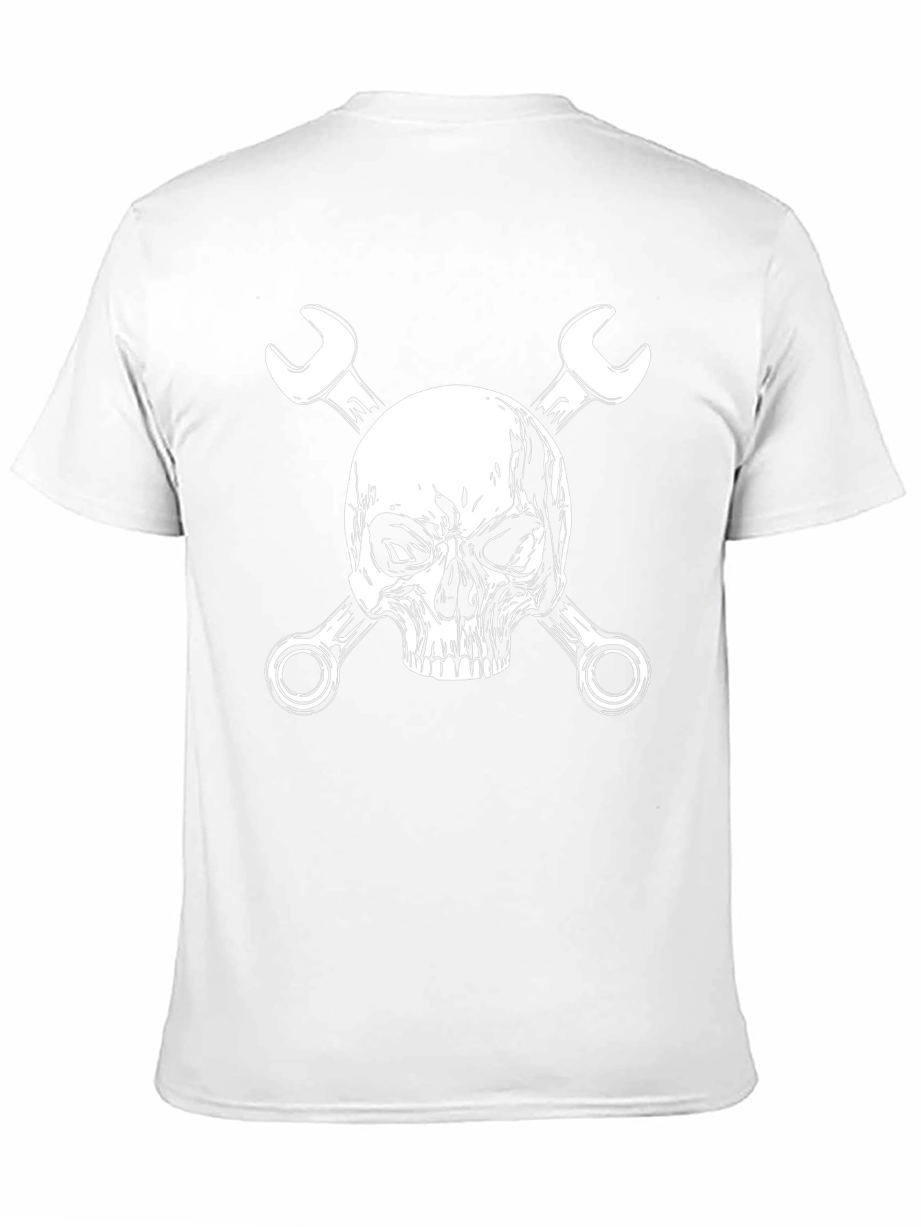 Skull & Wrenches Graphic Black T-Shirt