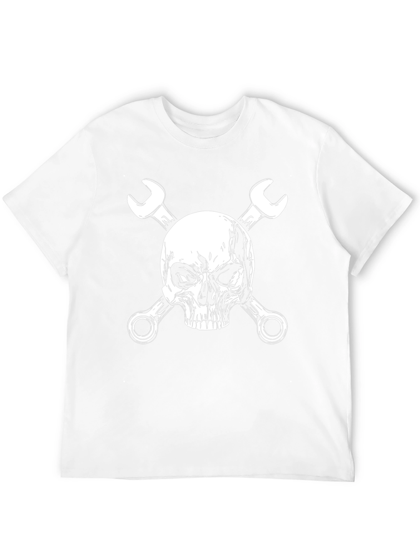 Skull & Wrenches Graphic Black T-Shirt