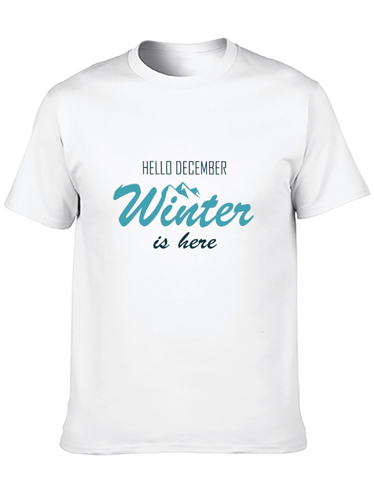 Hello December Winter is Here T-Shirt
