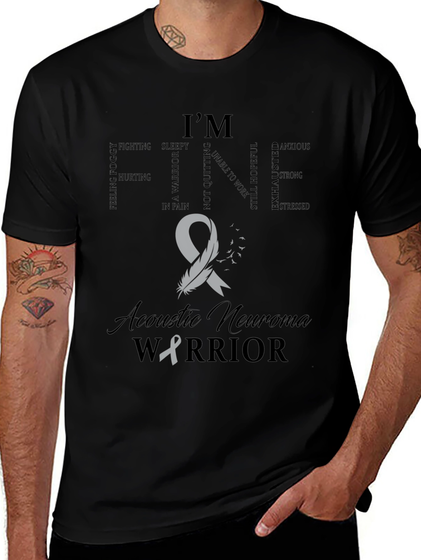Acoustic Neuroma Awareness Warrior T-Shirt