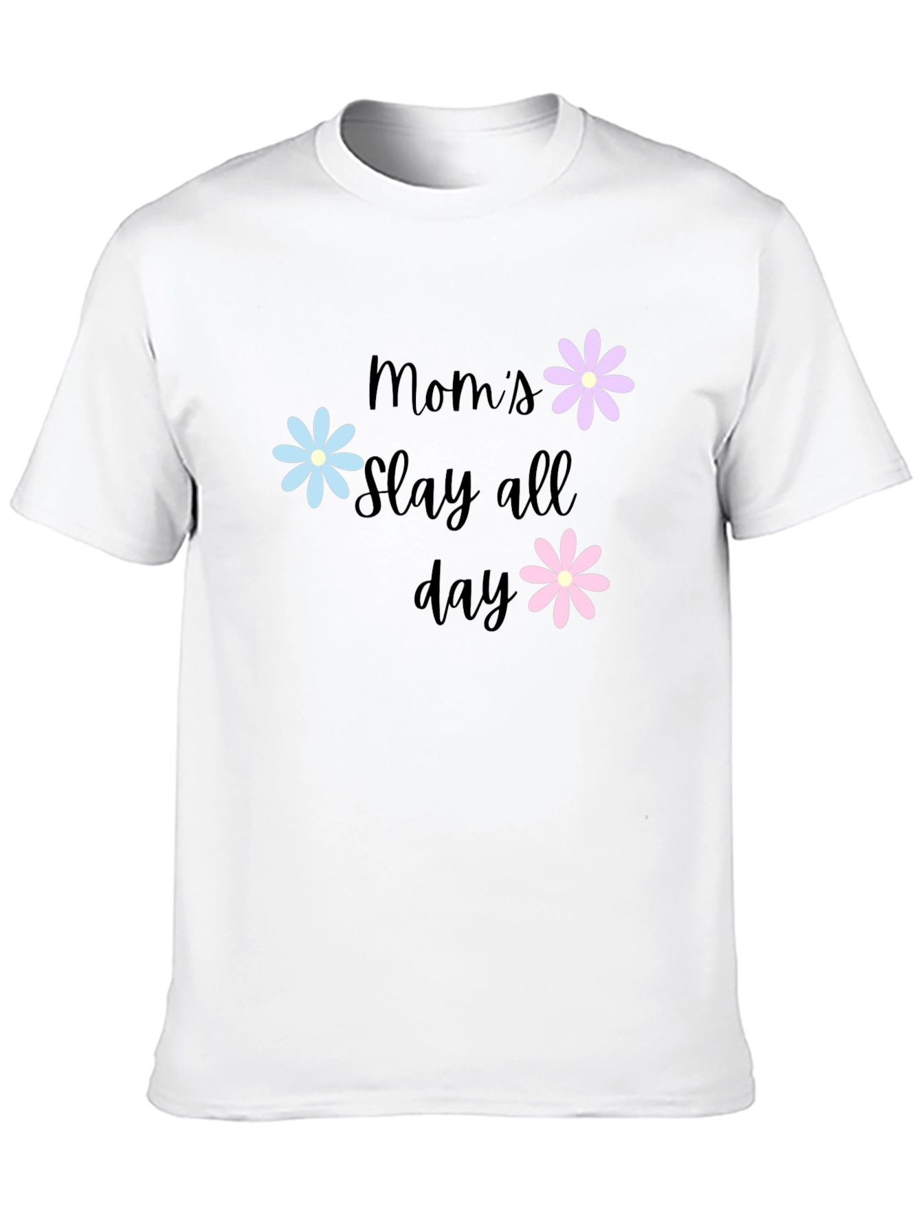 Moms Slay All Day Graphic T-Shirt