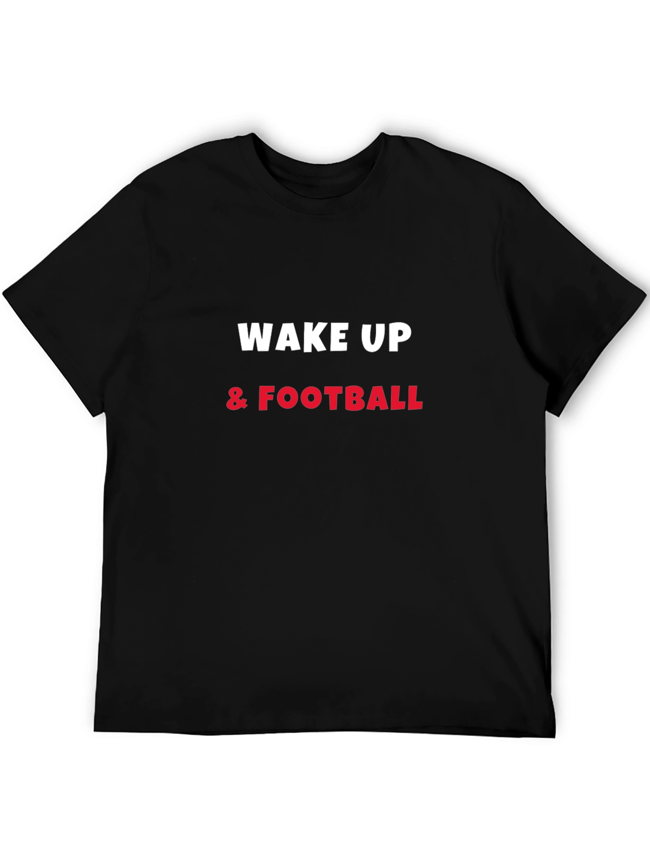 Wake Up & Football Graphic Tee