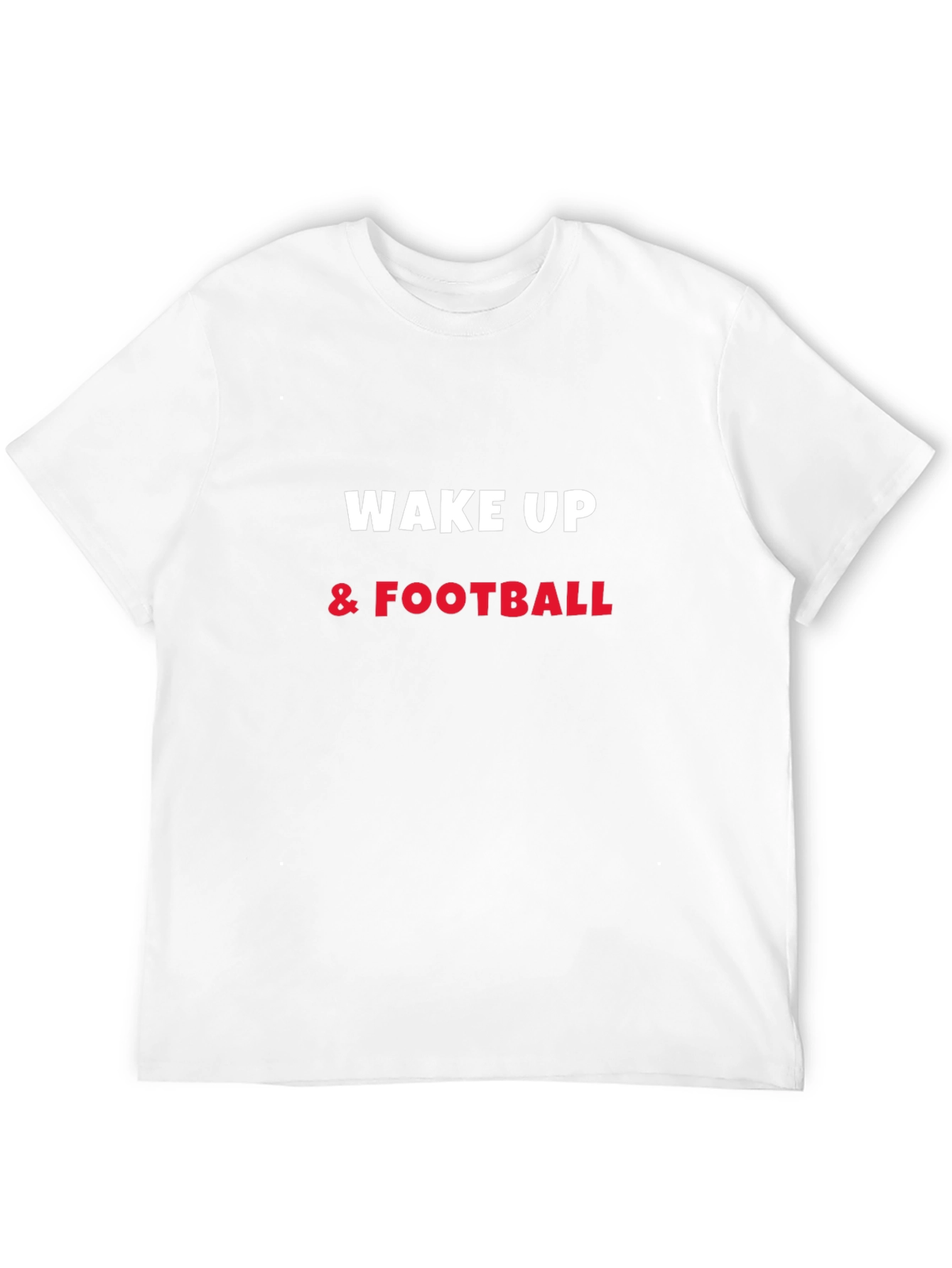 Wake Up & Football Graphic Tee