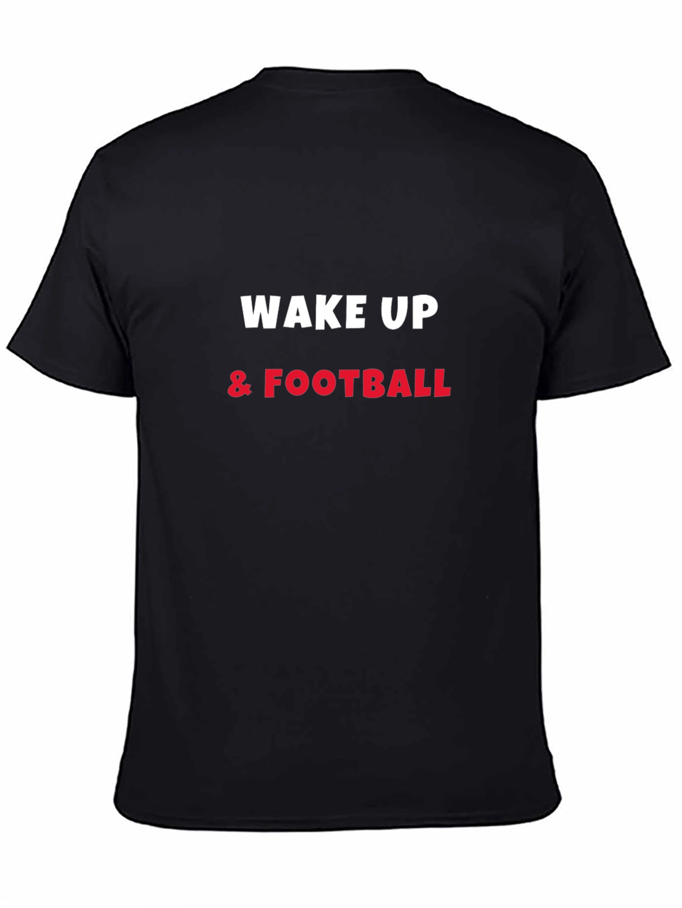 Wake Up & Football Graphic Tee