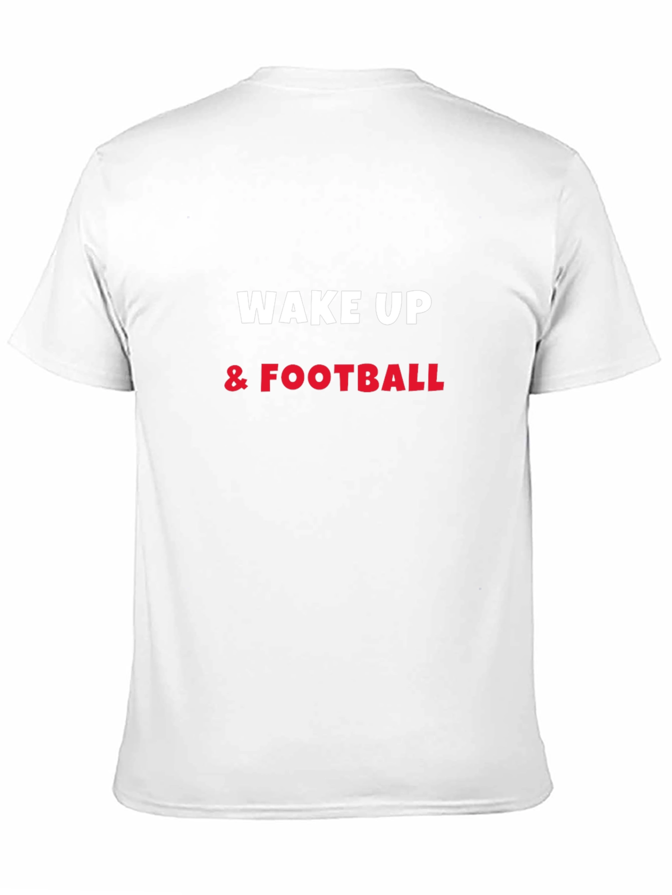 Wake Up & Football Graphic Tee