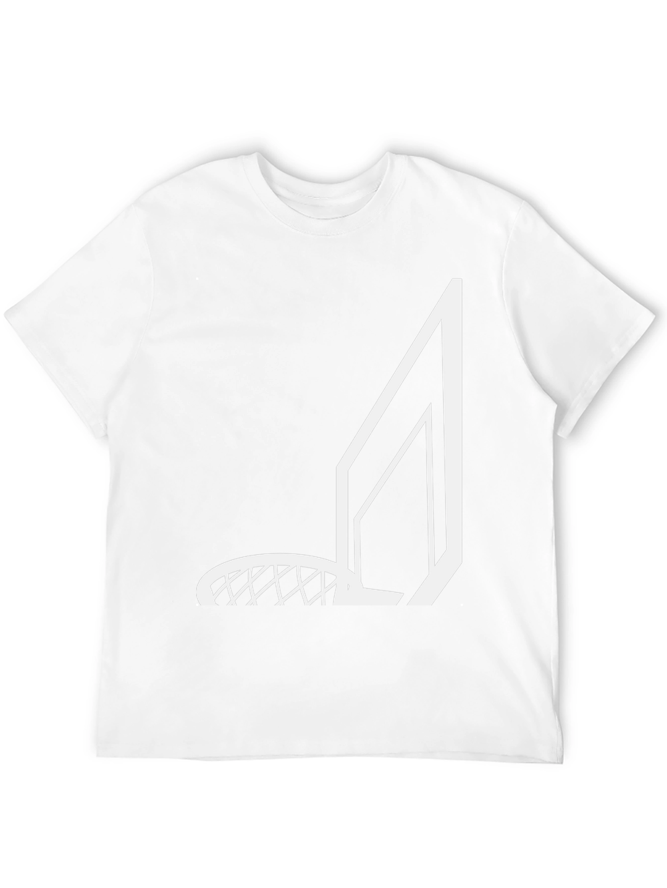 Basketball Hoop Graphic T-Shirt