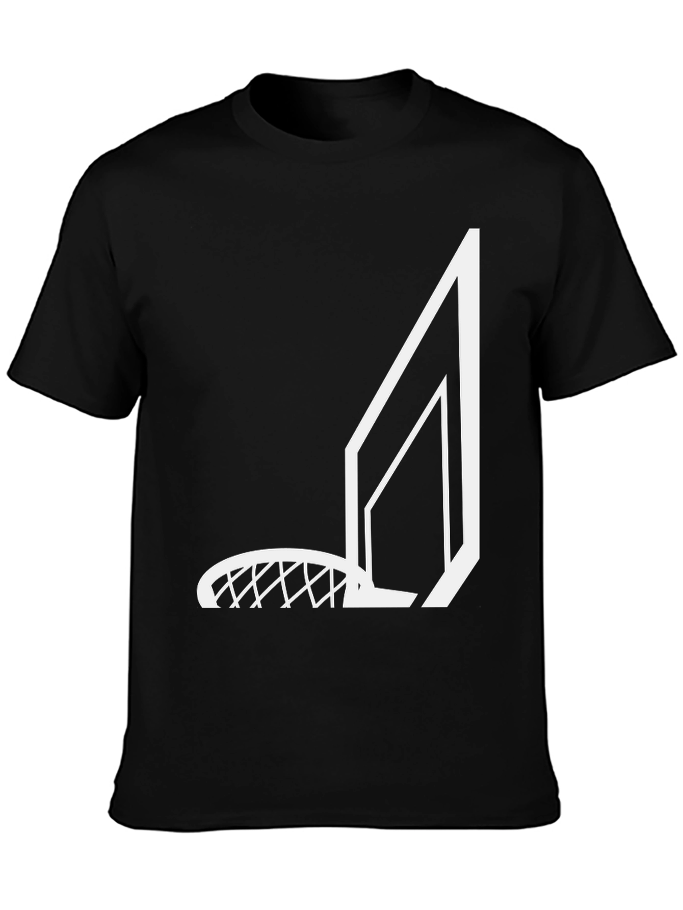 Basketball Hoop Graphic T-Shirt