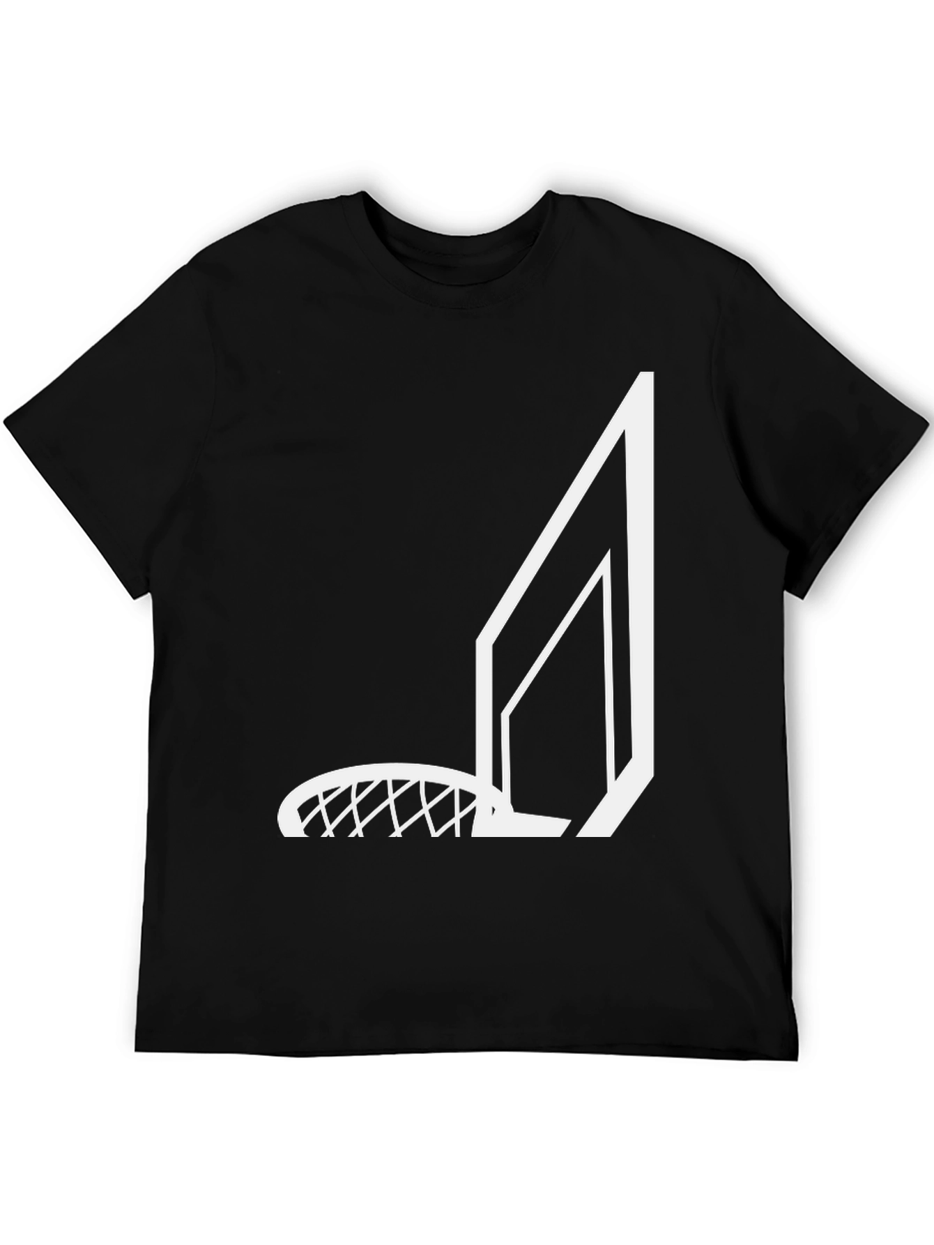Basketball Hoop Graphic T-Shirt