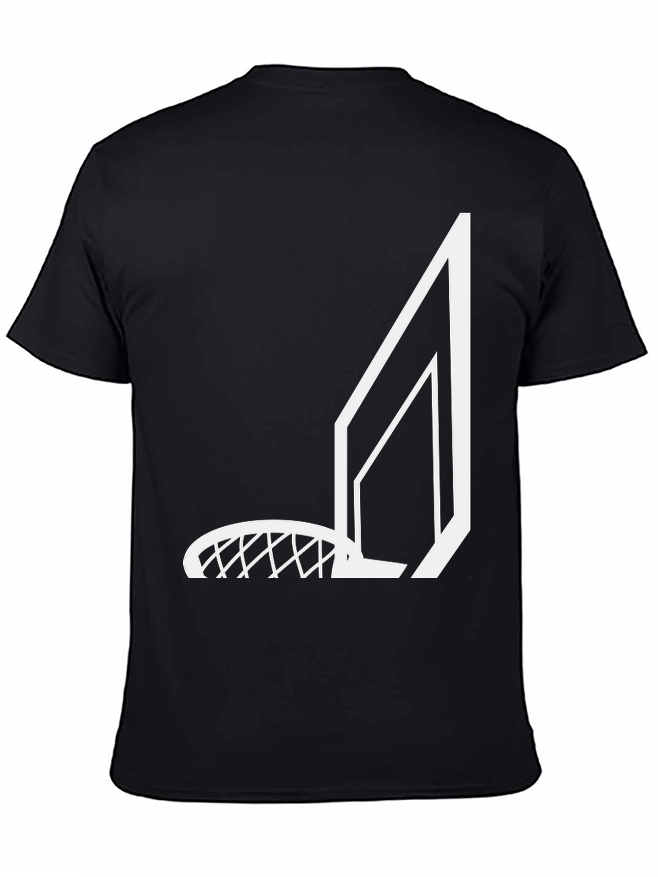 Basketball Hoop Graphic T-Shirt