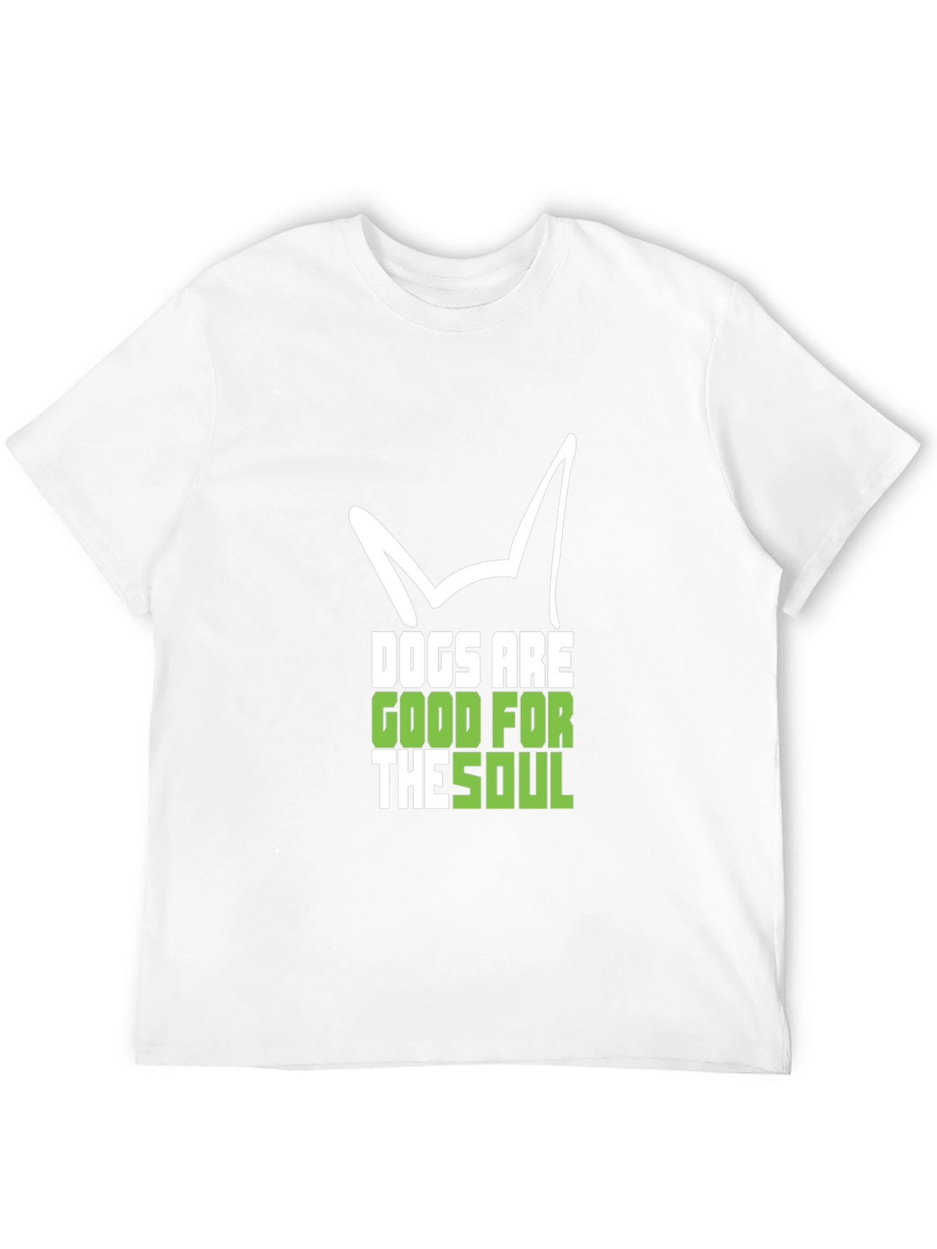 Dogs Are Good For The Soul Black T-Shirt
