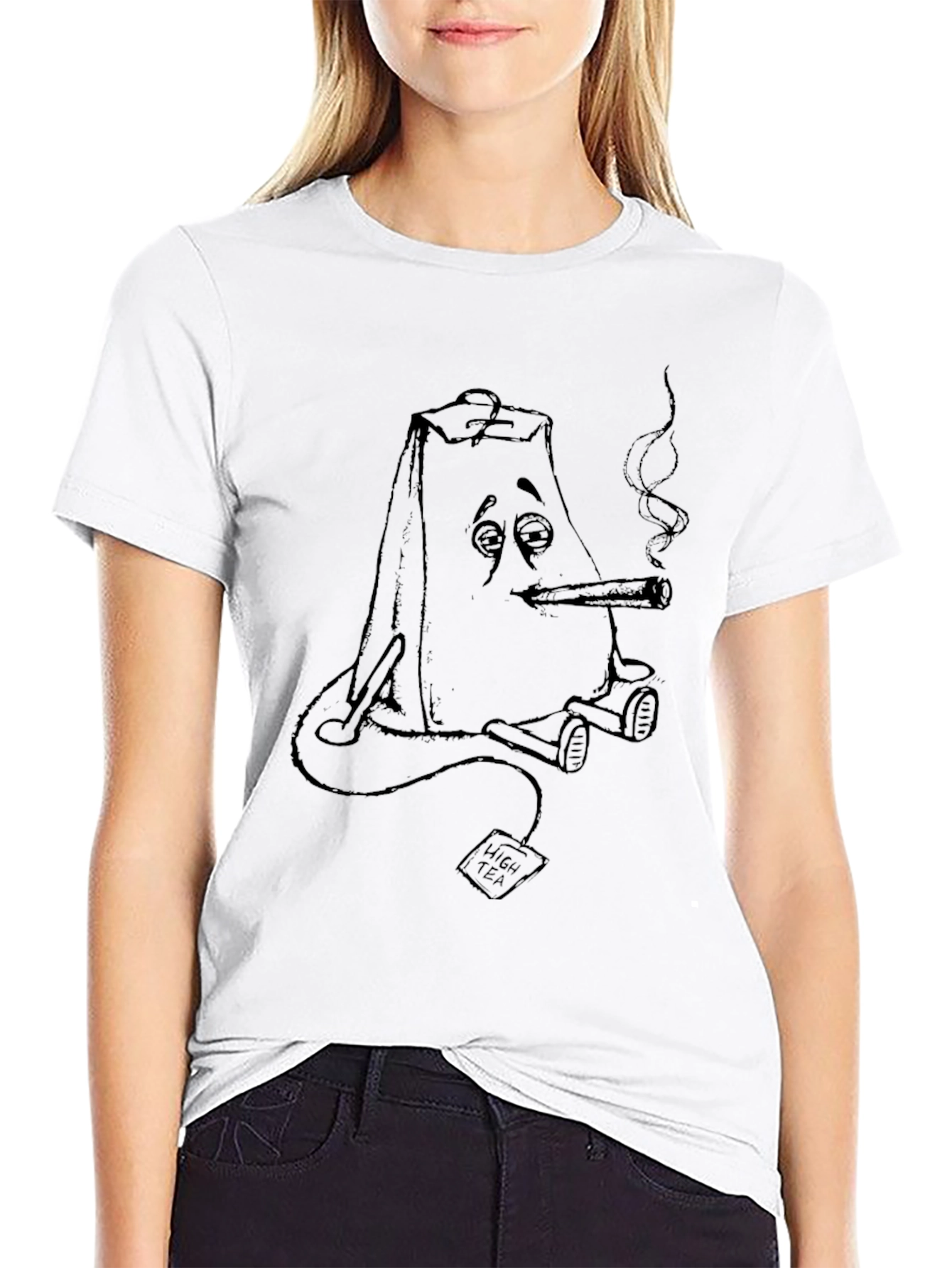 High Tea Smoker Graphic T-Shirt