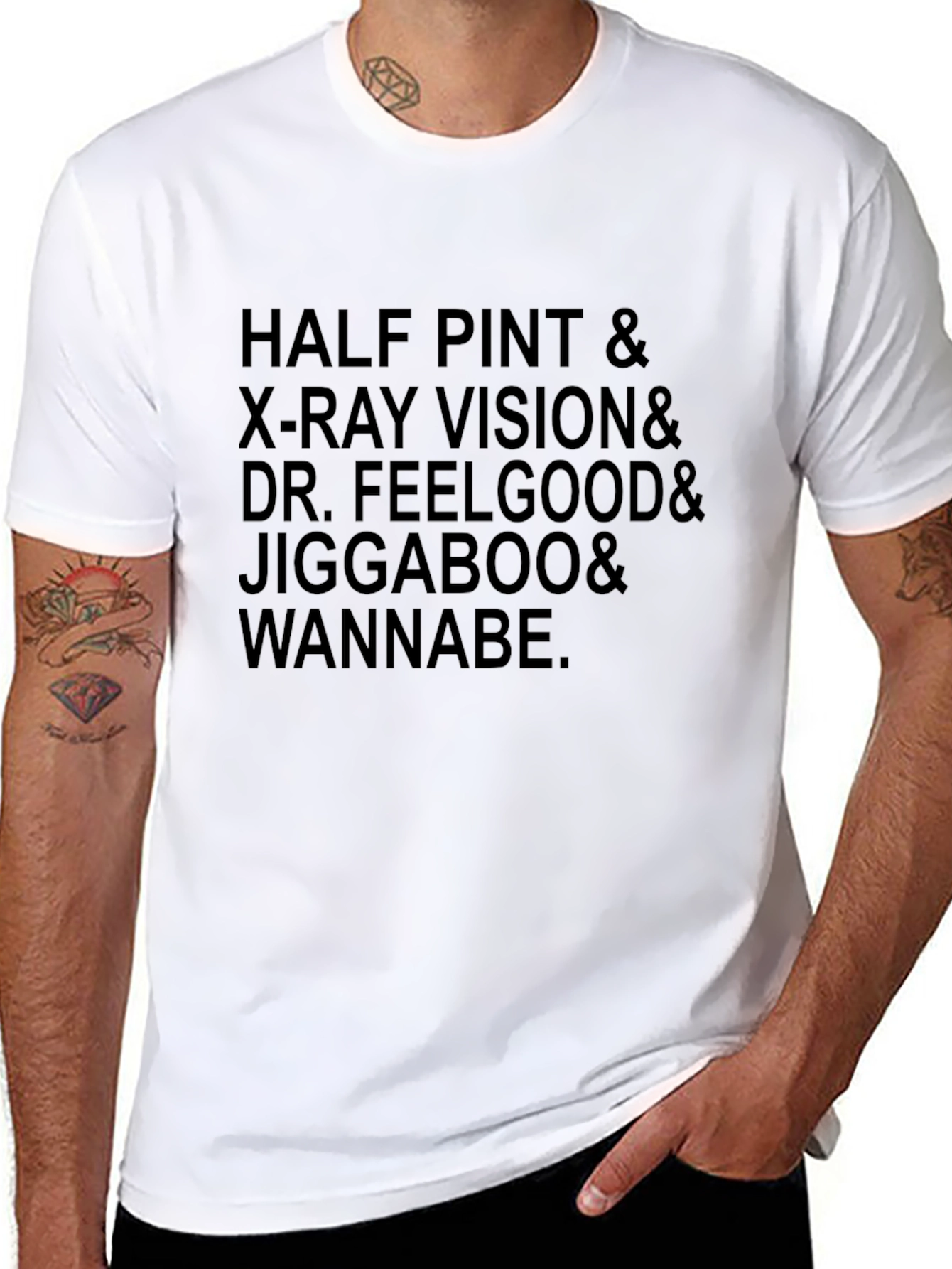 Black Half Pint & T-Shirt