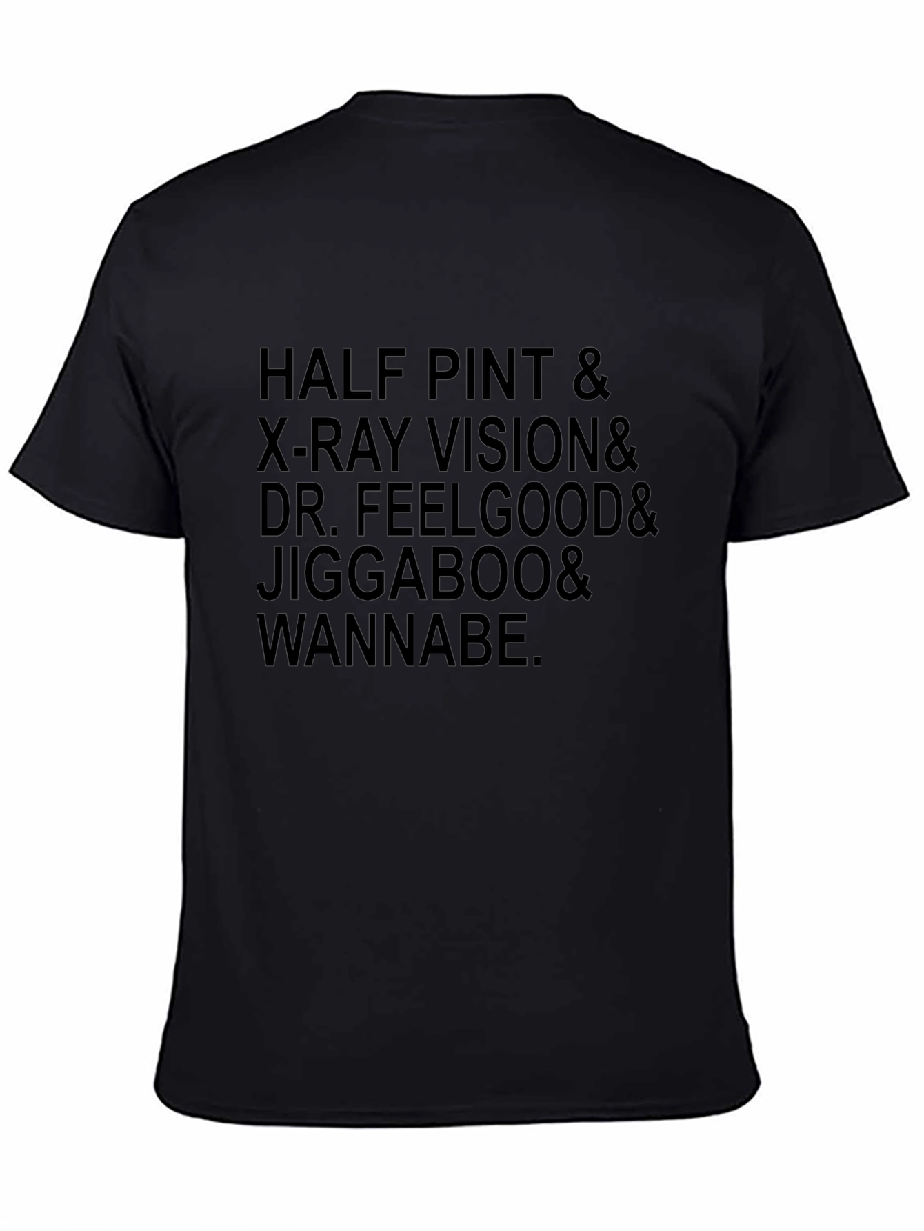 Black Half Pint & T-Shirt