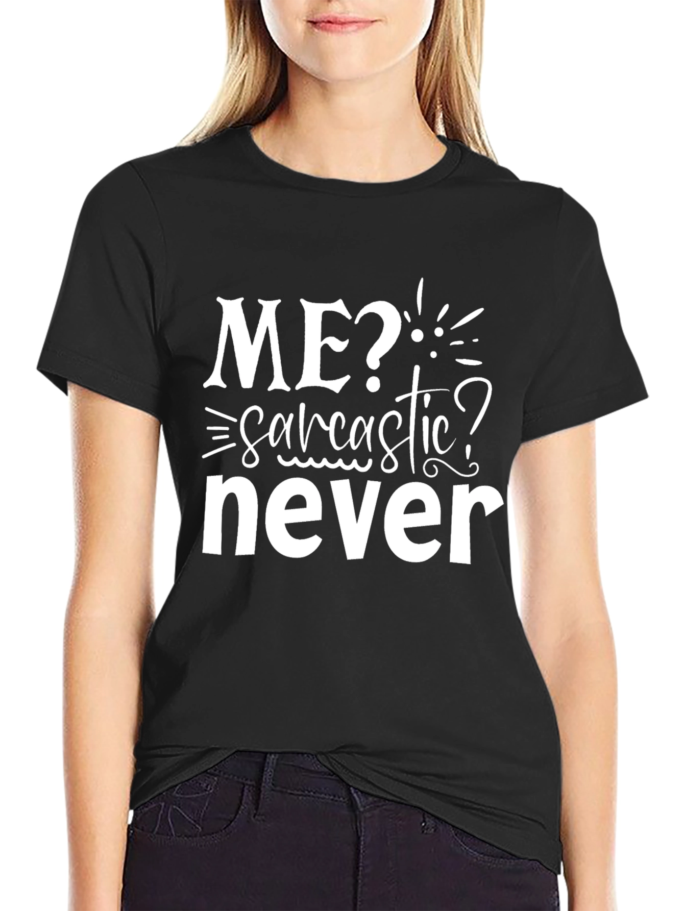 Sarcastic Never T-Shirt Funny Graphic Tee