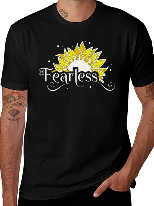 Fearless Sunflower Graphic T-Shirt