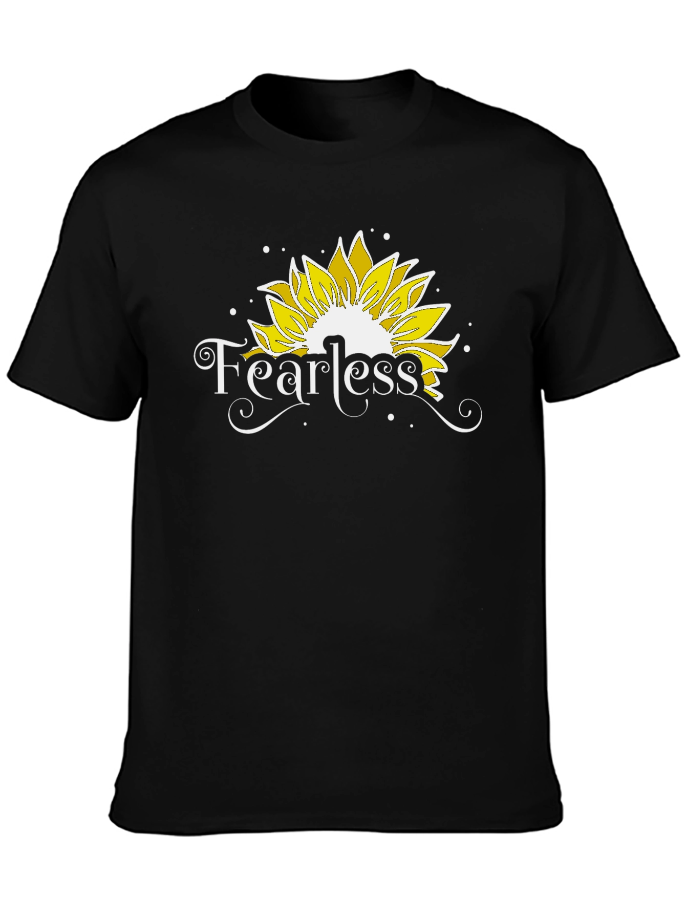 Fearless Sunflower Graphic T-Shirt