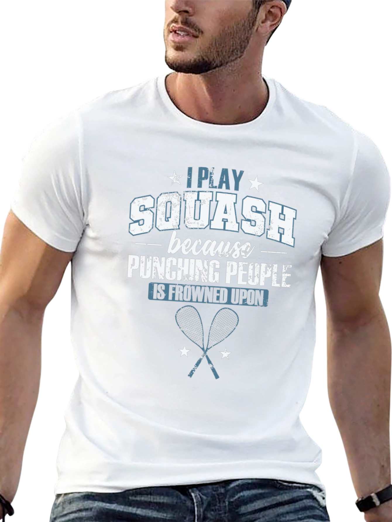 Funny Squash Player T-Shirt