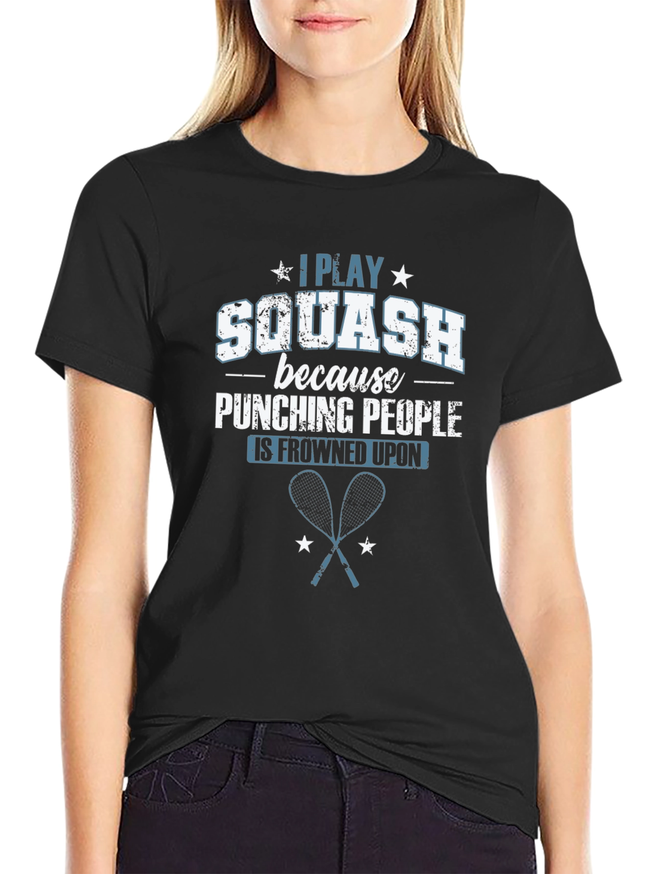 Funny Squash Player T-Shirt