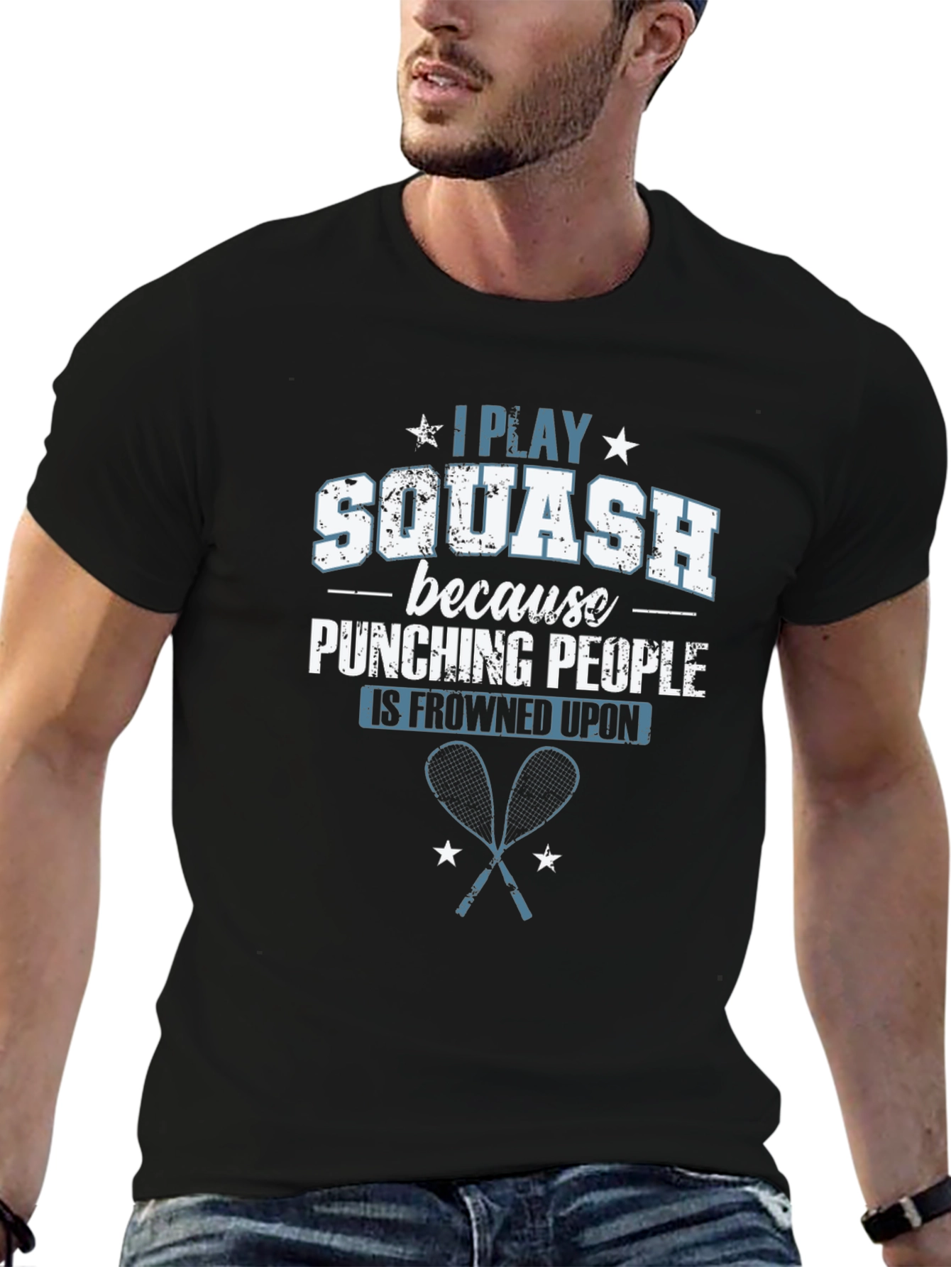 Funny Squash Player T-Shirt