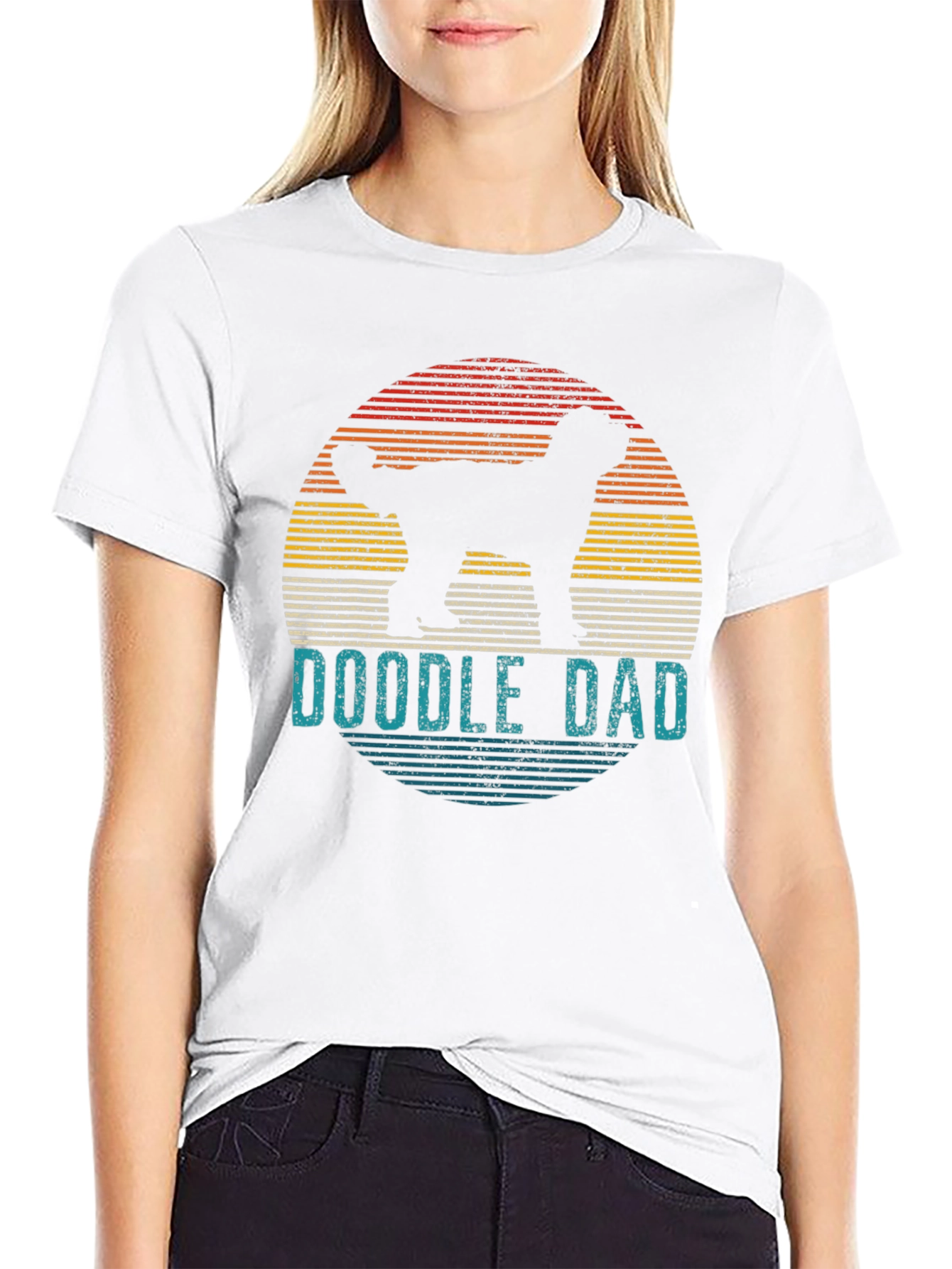 Doodle Dad T-Shirt - Retro Dog Lover Tee